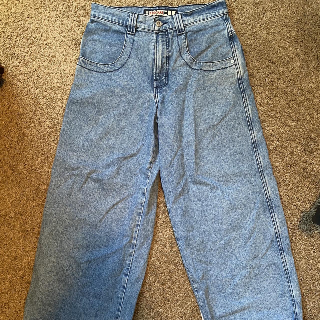 Jnco Twin Cannons blue mint pair of jncos didnt... - Depop