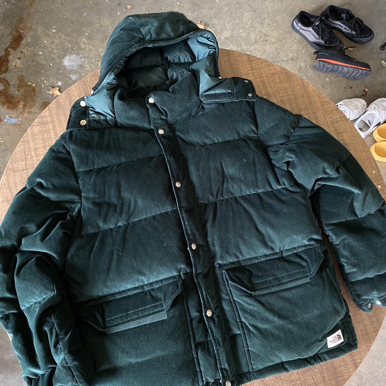 The North Face High Sierra down courdoroy parka,... - Depop