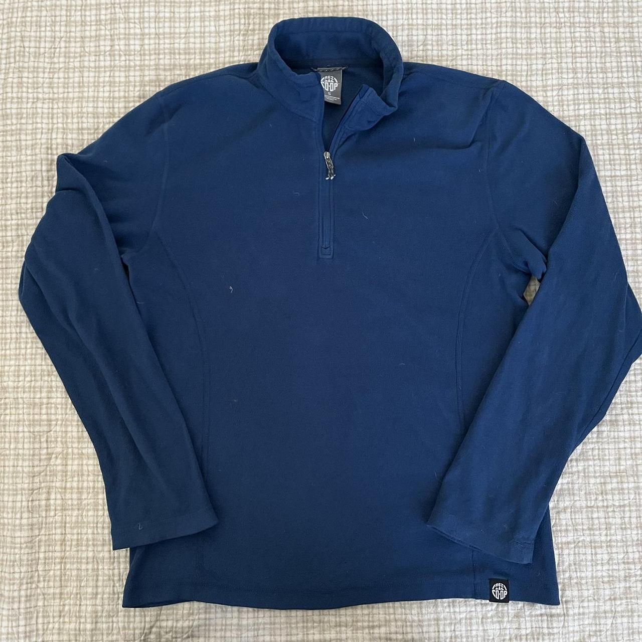 REI co-op men's quarter zip fleece jacket - Depop