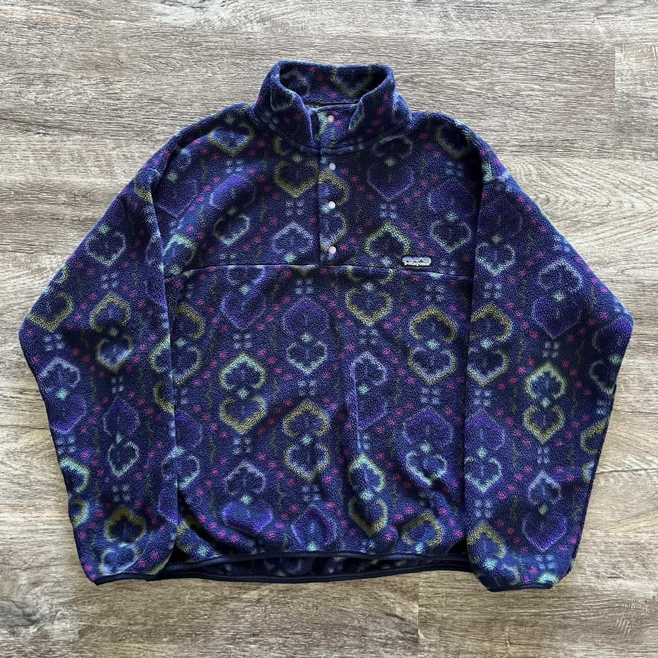 VTG 1994 Patagonia snap-t fleece pullover Men's... - Depop