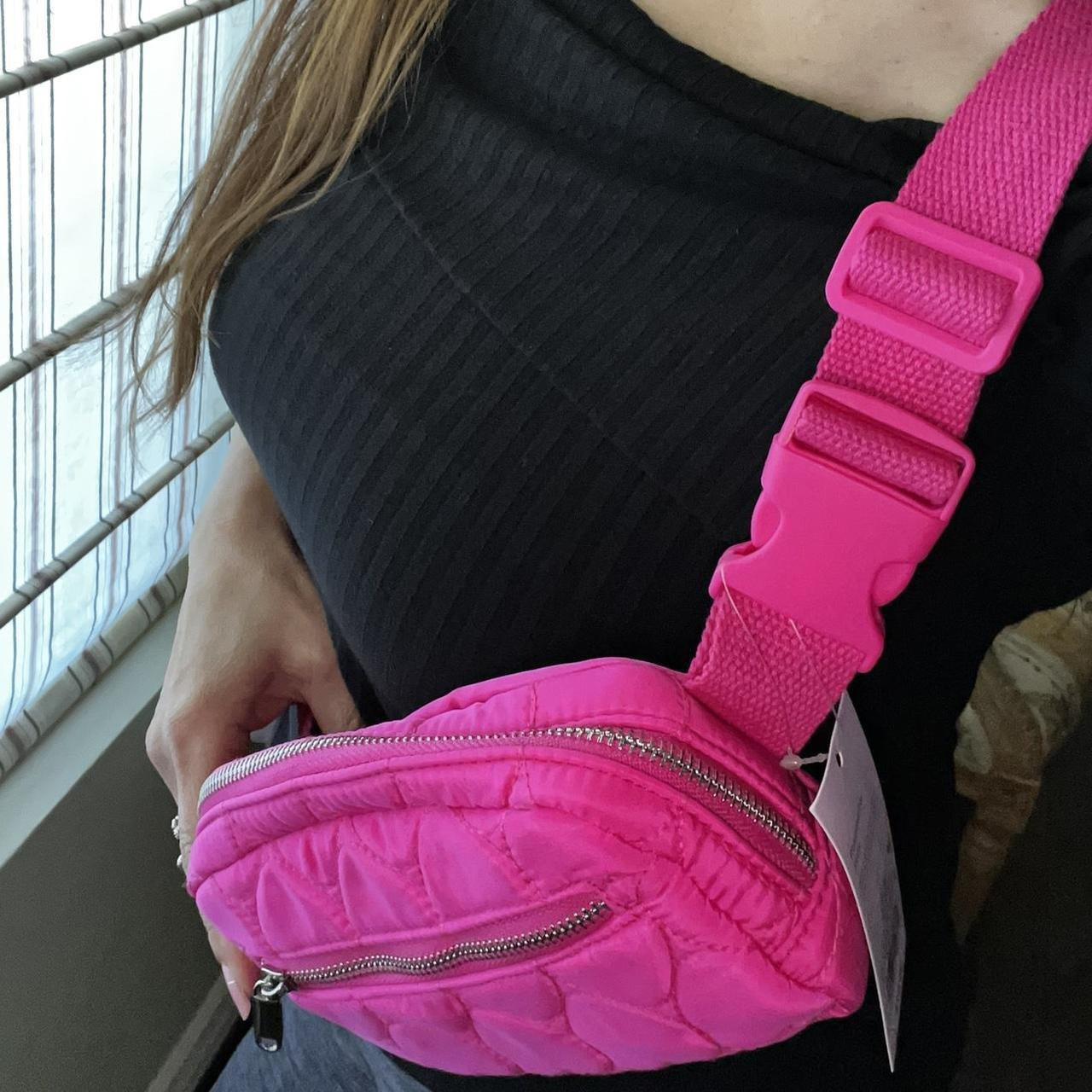 target pink belt bag