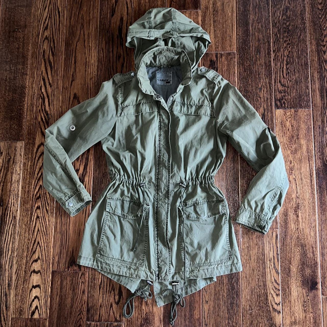 Levi s Women s Hooded Two Pocket Military Jacket