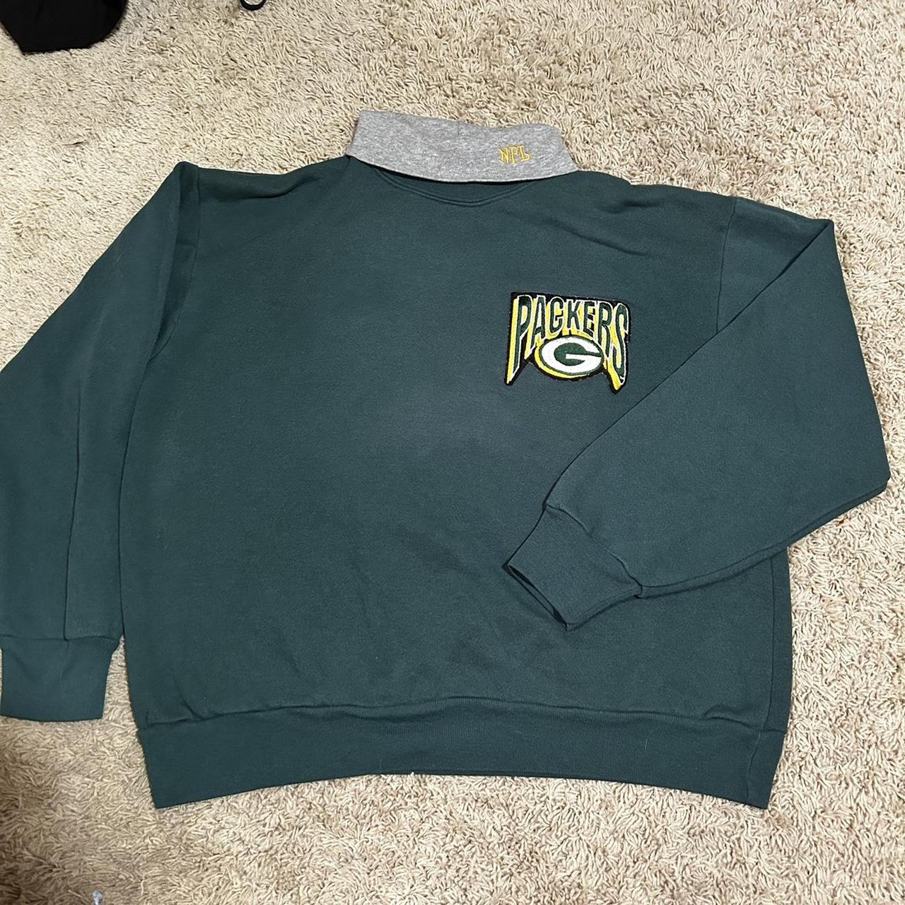 Men's Green and Yellow Sweatshirt | Depop