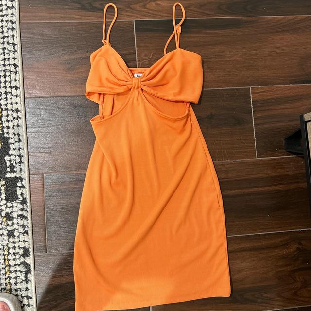 Princess Polly Marissa mini dress orange - Depop