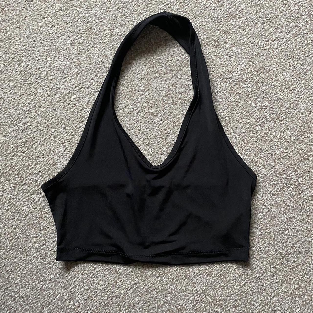 ️ Prettylittlething black halter neck scoop top New... - Depop