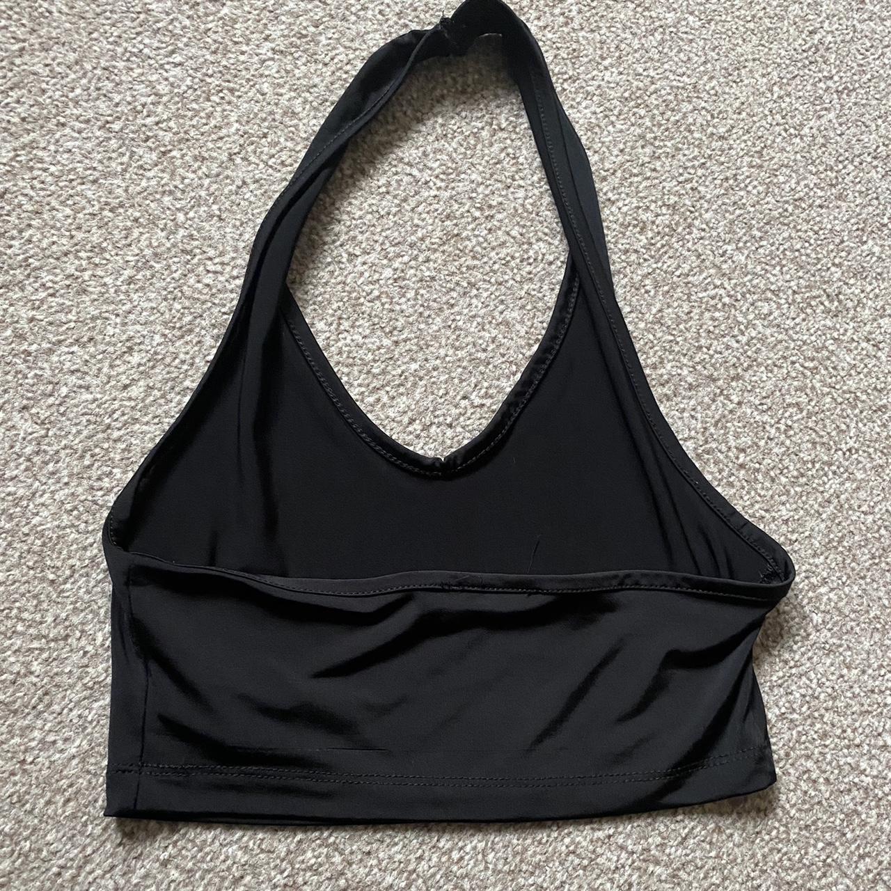 ️ Prettylittlething black halter neck scoop top New... - Depop