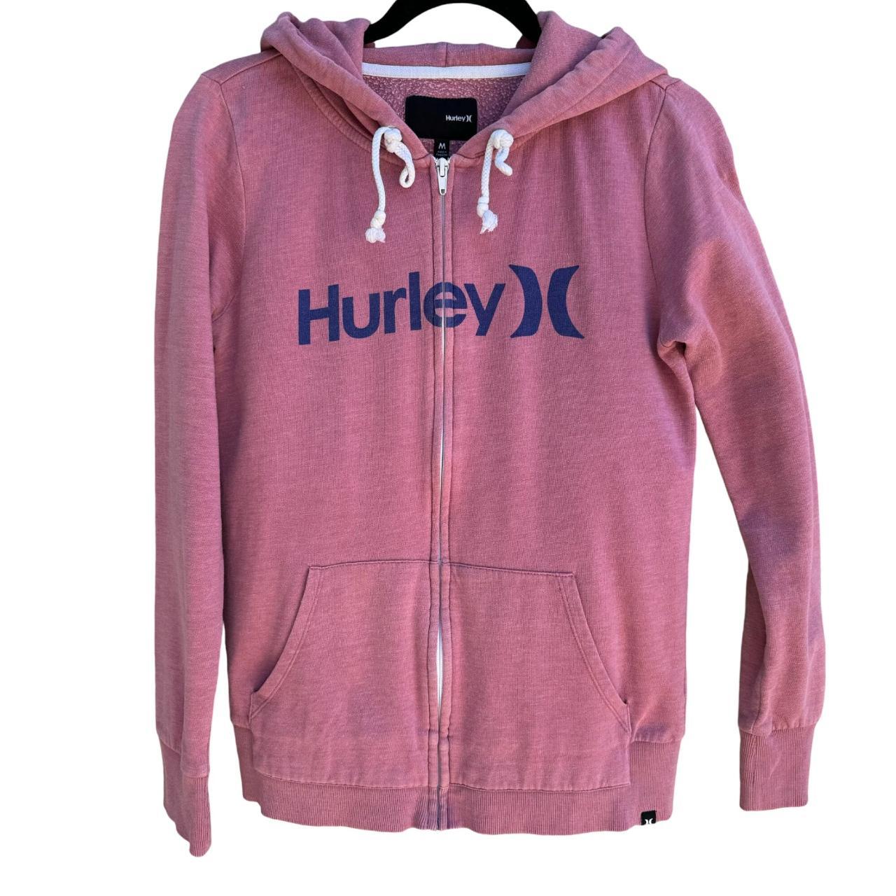 Pink hurley hoodie online