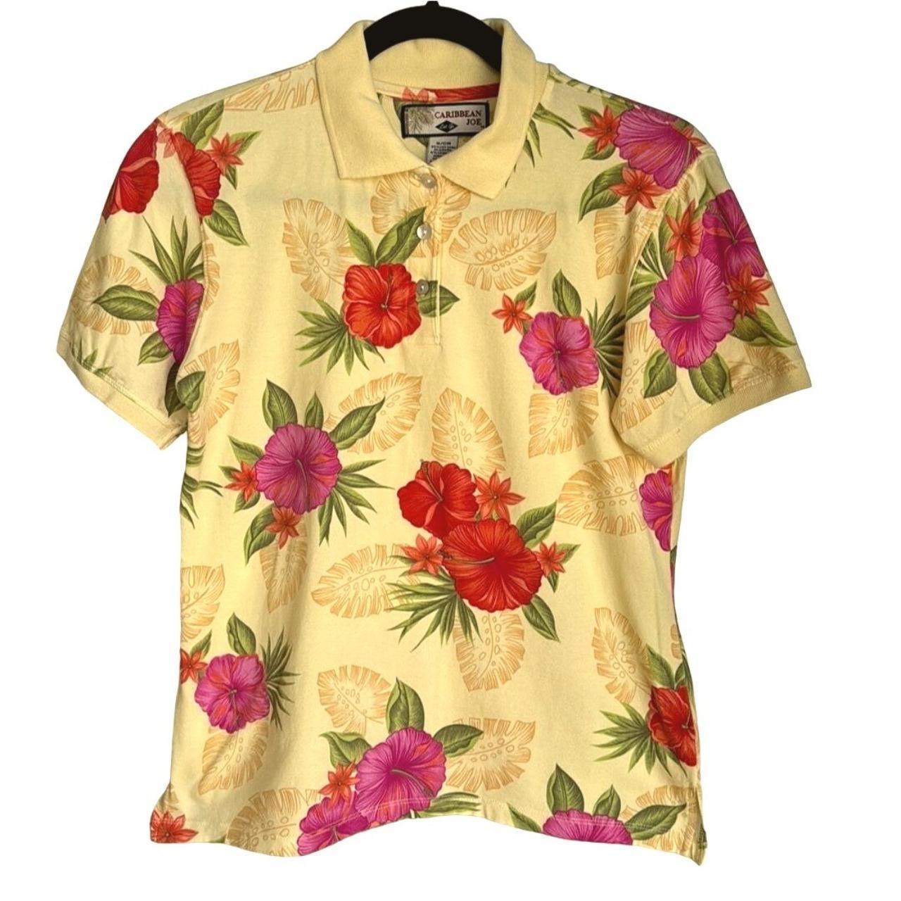 Caribbean Joe Vintage Women s Hawaiian Floral