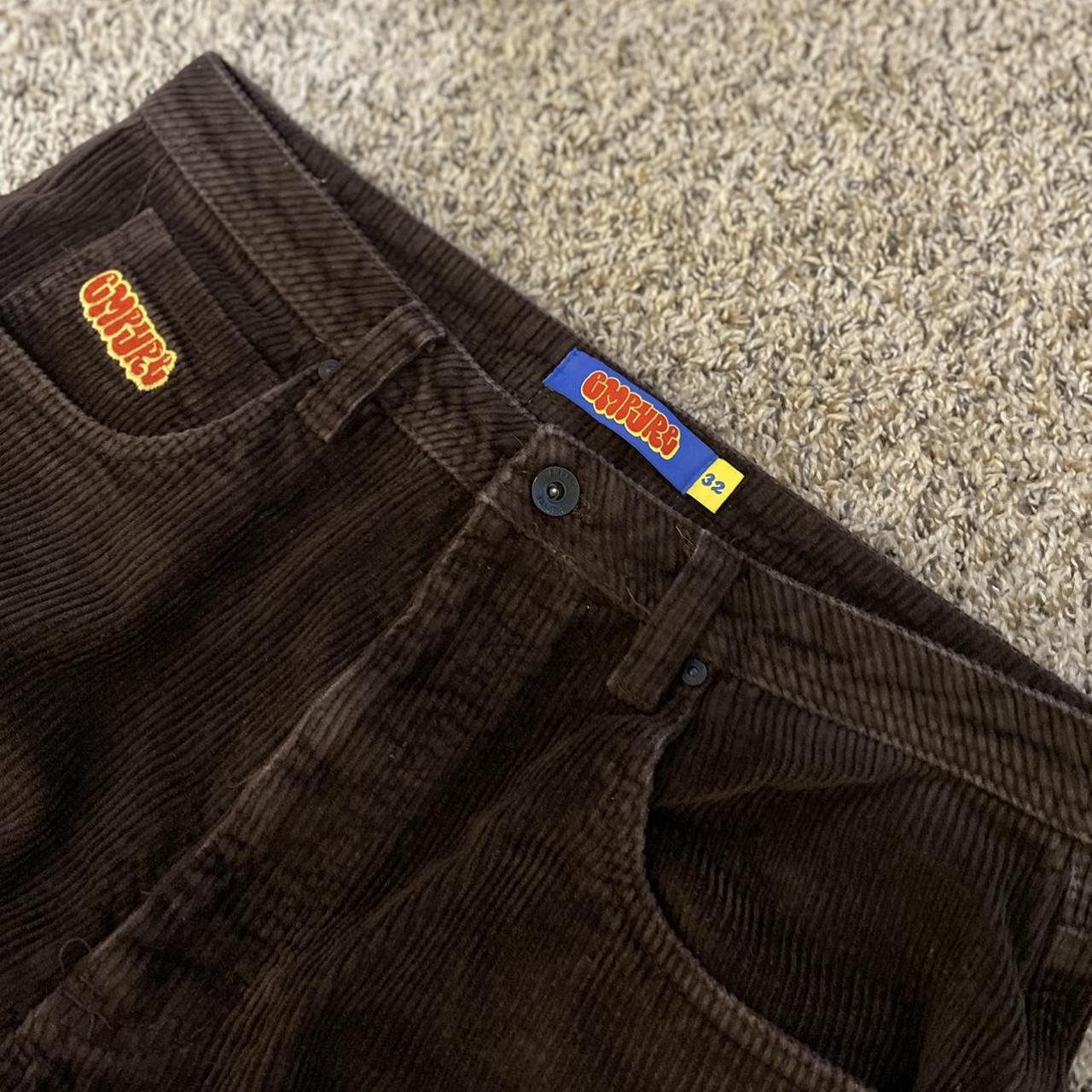 baggy brown courdaroy empyre pants good... Depop