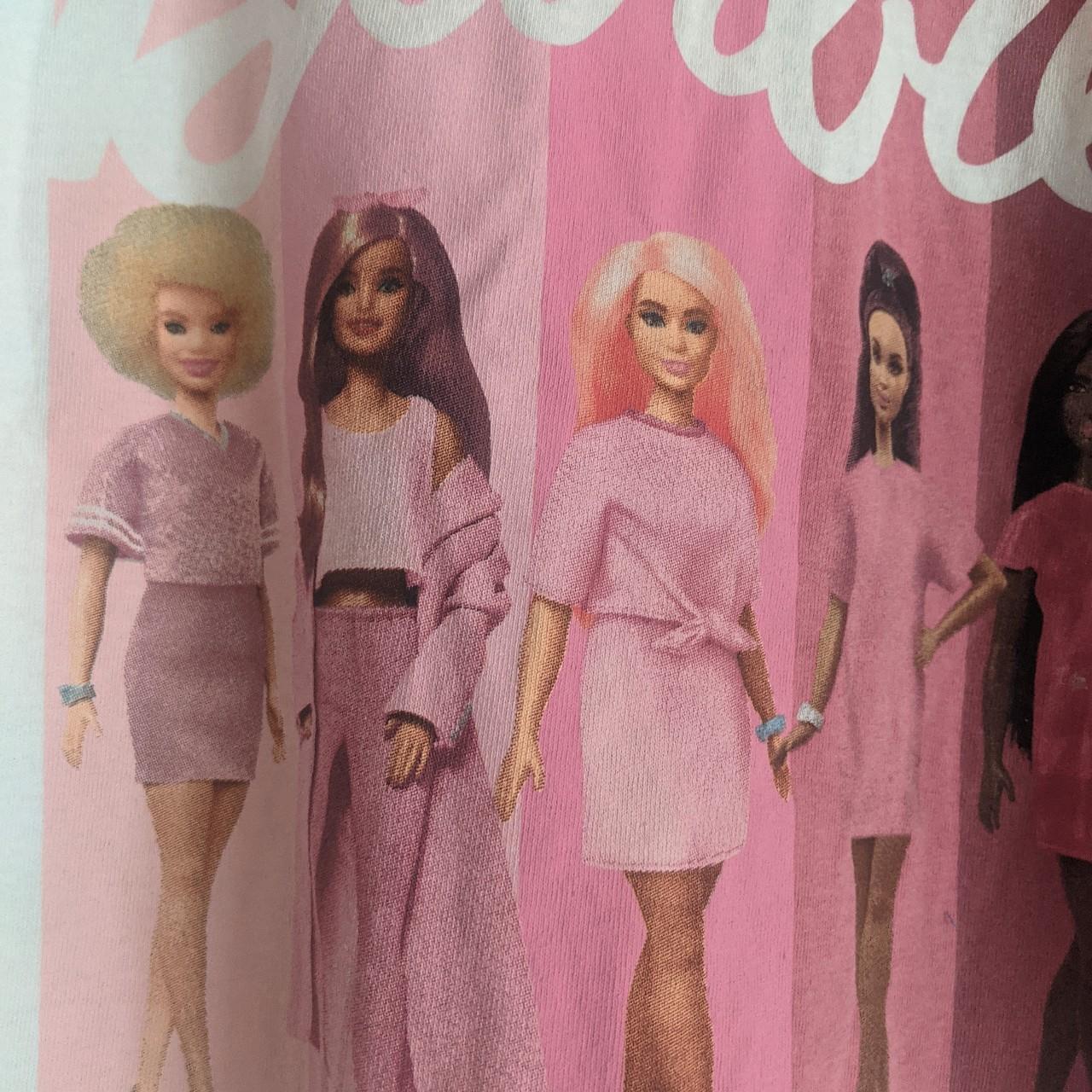 100% Cotton Barbie T Shirt White with pink color... - Depop