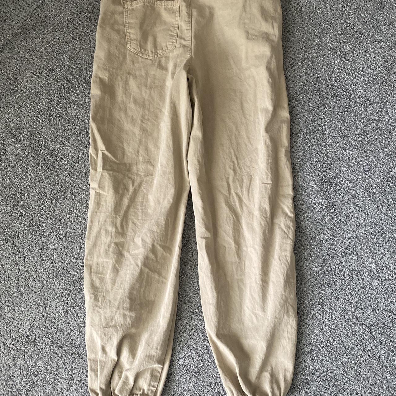 Primark Women's Khaki and Tan Trousers | Depop