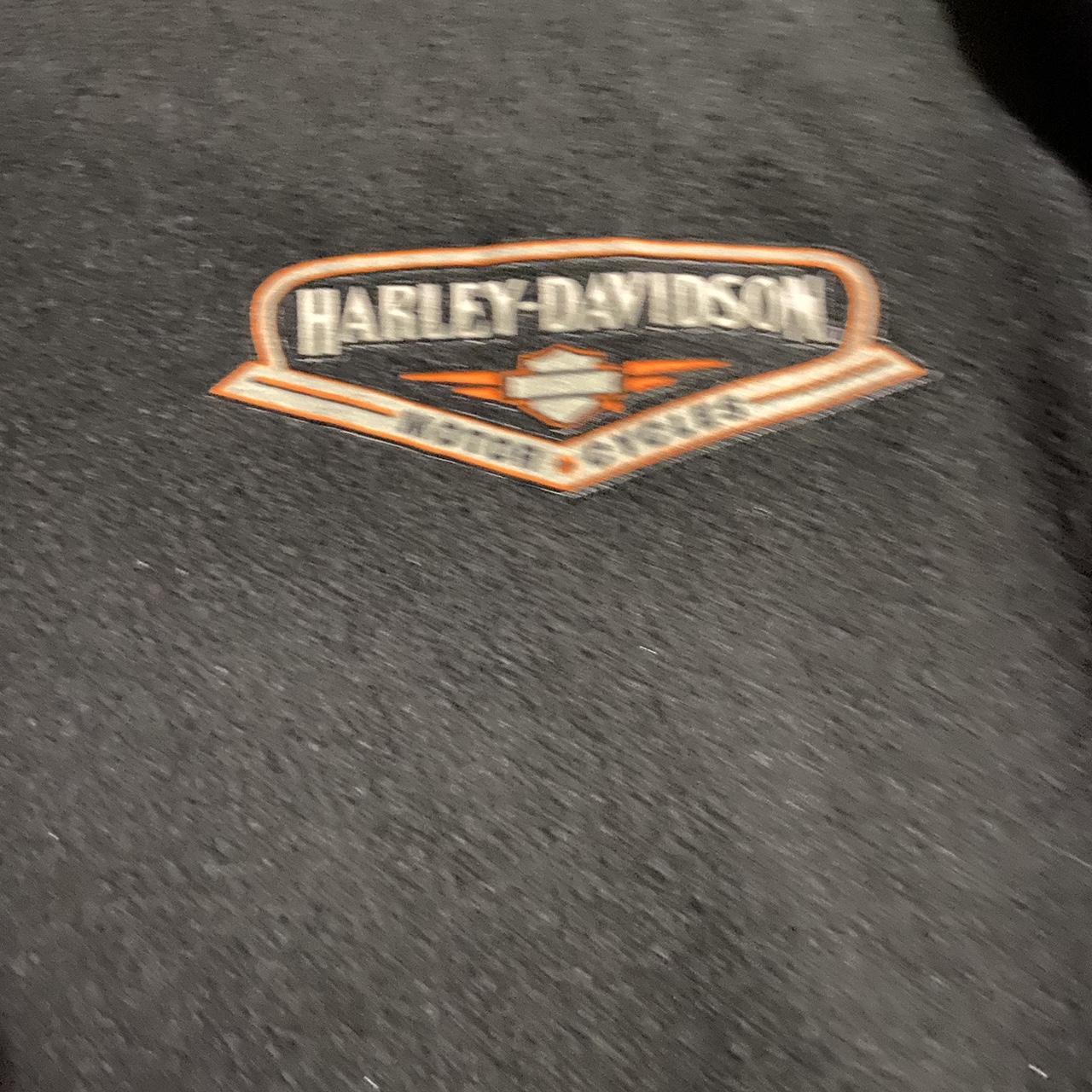 Vintage Harley Davidson fleece pullover Size XL Depop