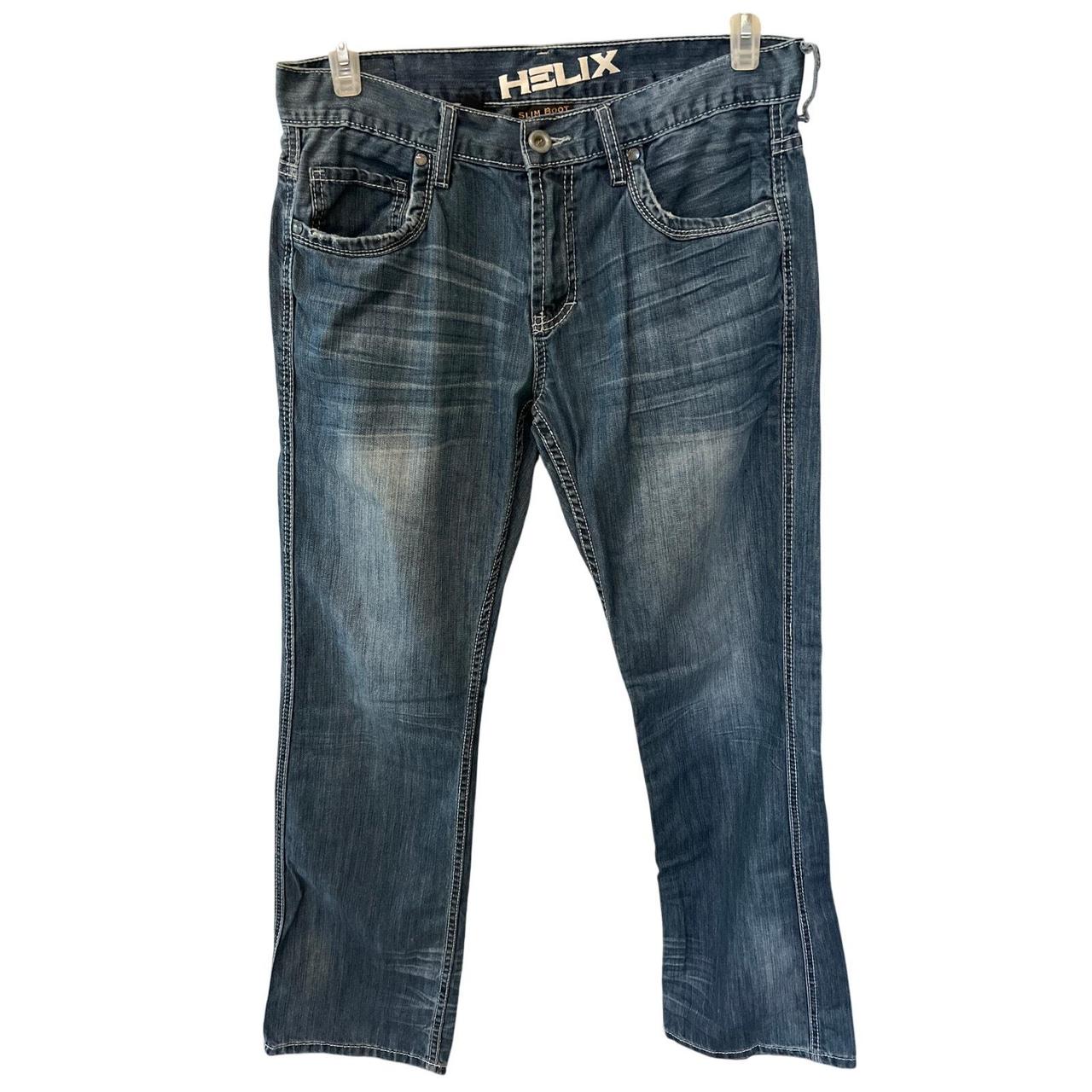 Source Unknown Men's Jeans - Blue/White - 32" – Y… - image 1