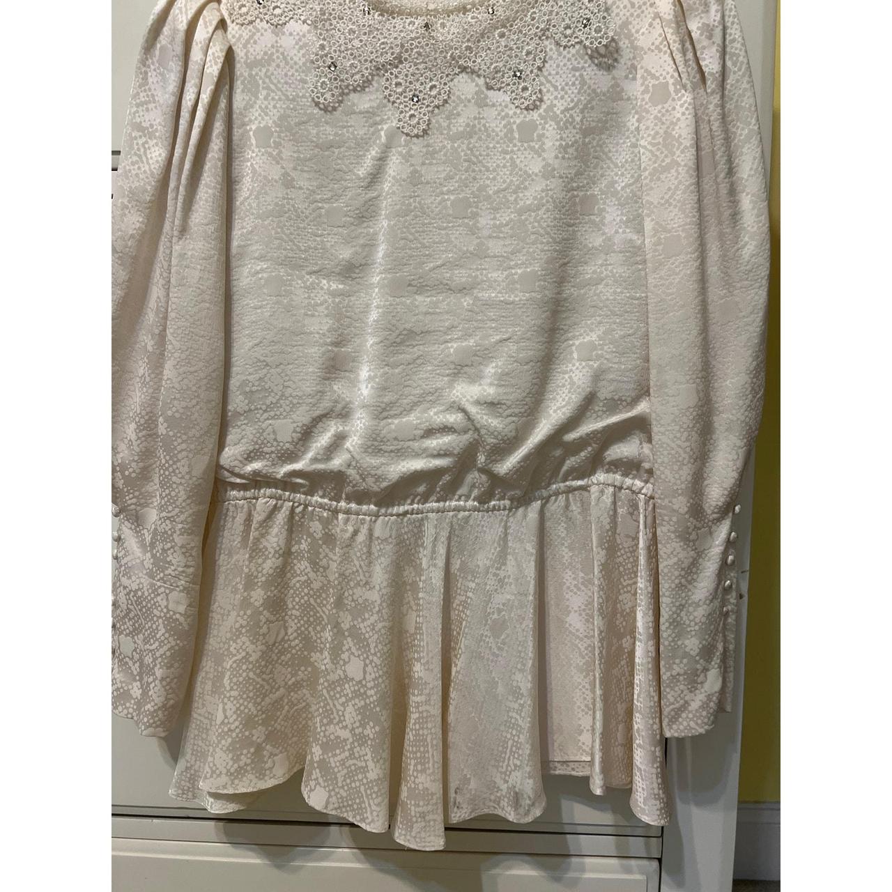 Source Unknown Women's Blouse - Cream - 8 – Vinta… - image 5