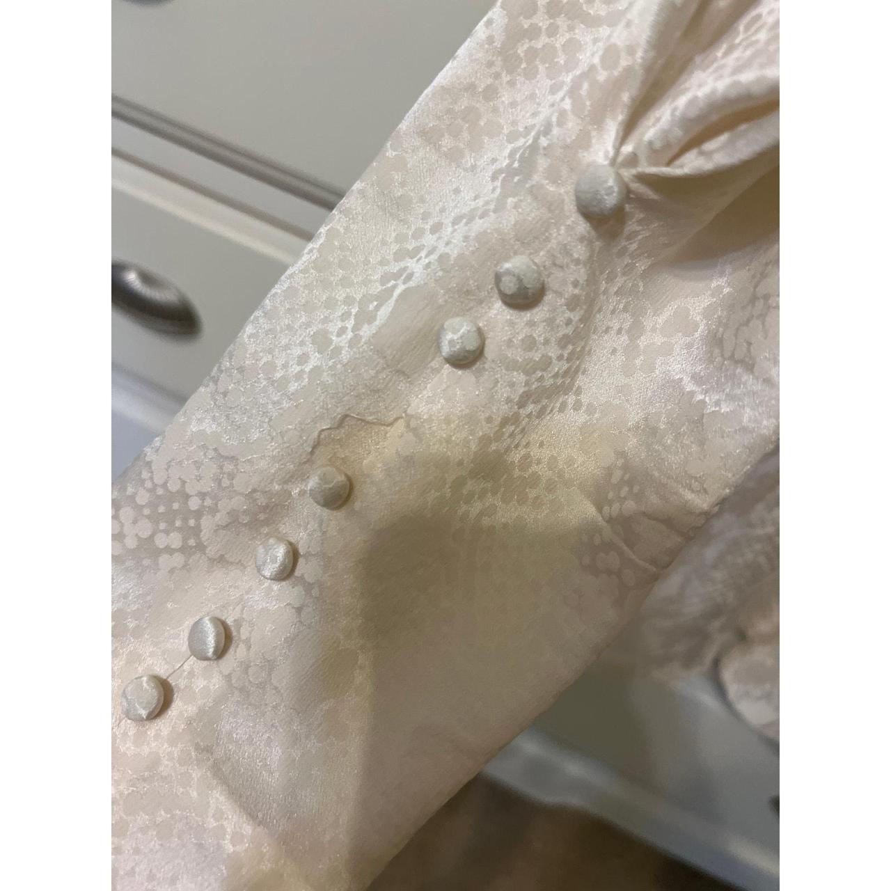 Source Unknown Women's Blouse - Cream - 8 – Vinta… - image 4