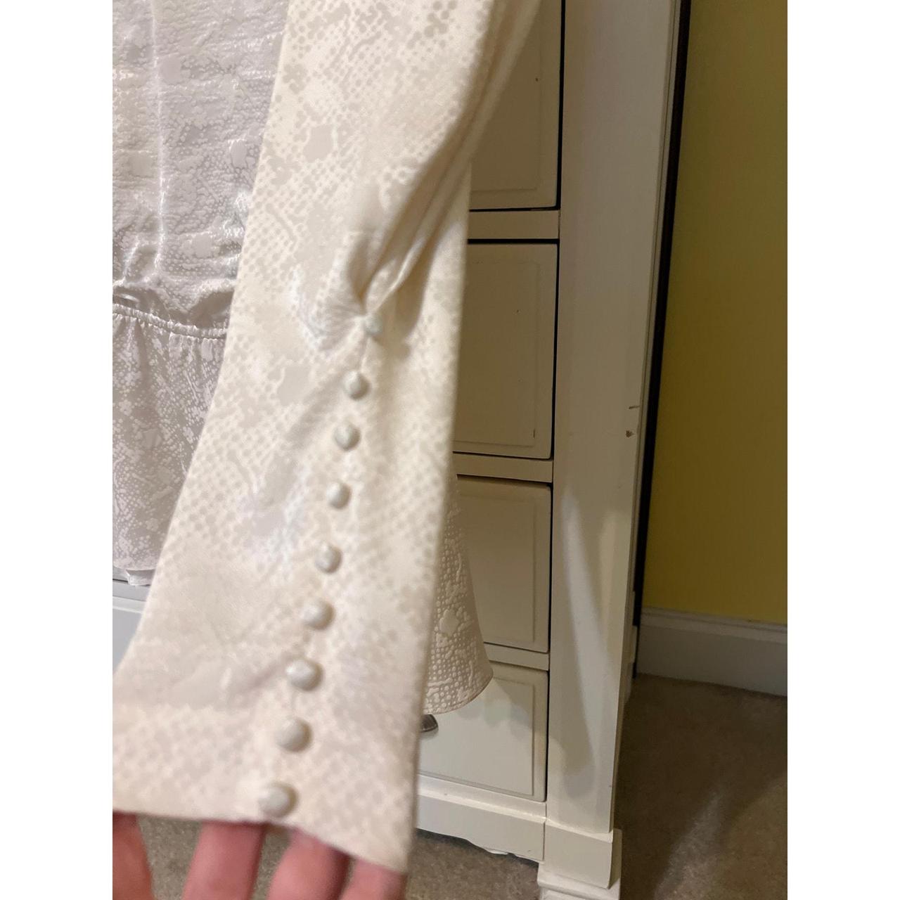 Source Unknown Women's Blouse - Cream - 8 – Vinta… - image 2