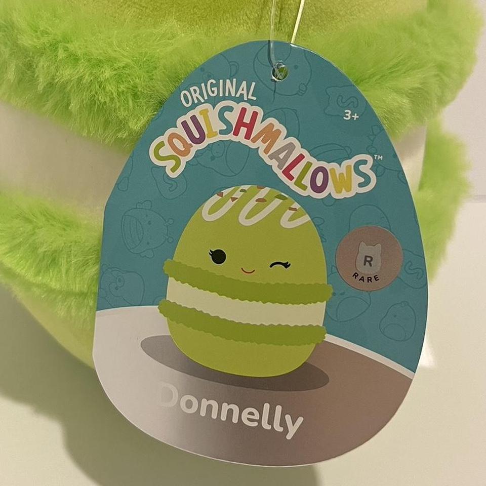 RARE Squishmallow 7.5 Donnelly Macaroon Soft Lime Green Cookie