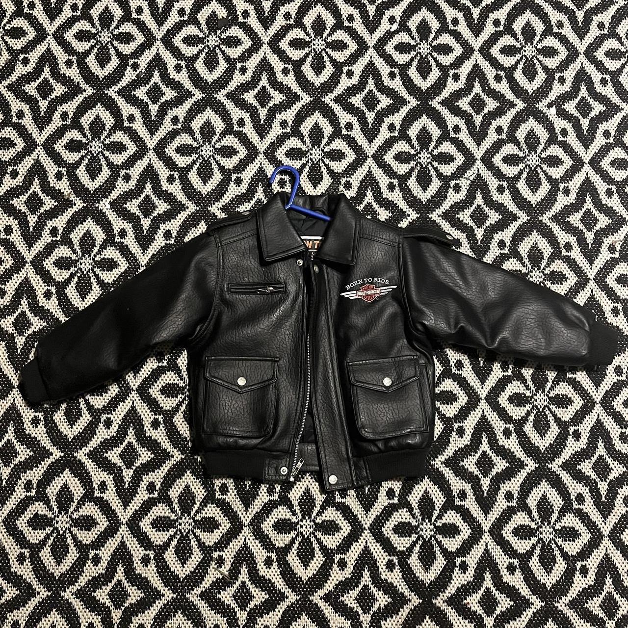 Harley Davidson FXRG Leather Jacket 5XL - Depop