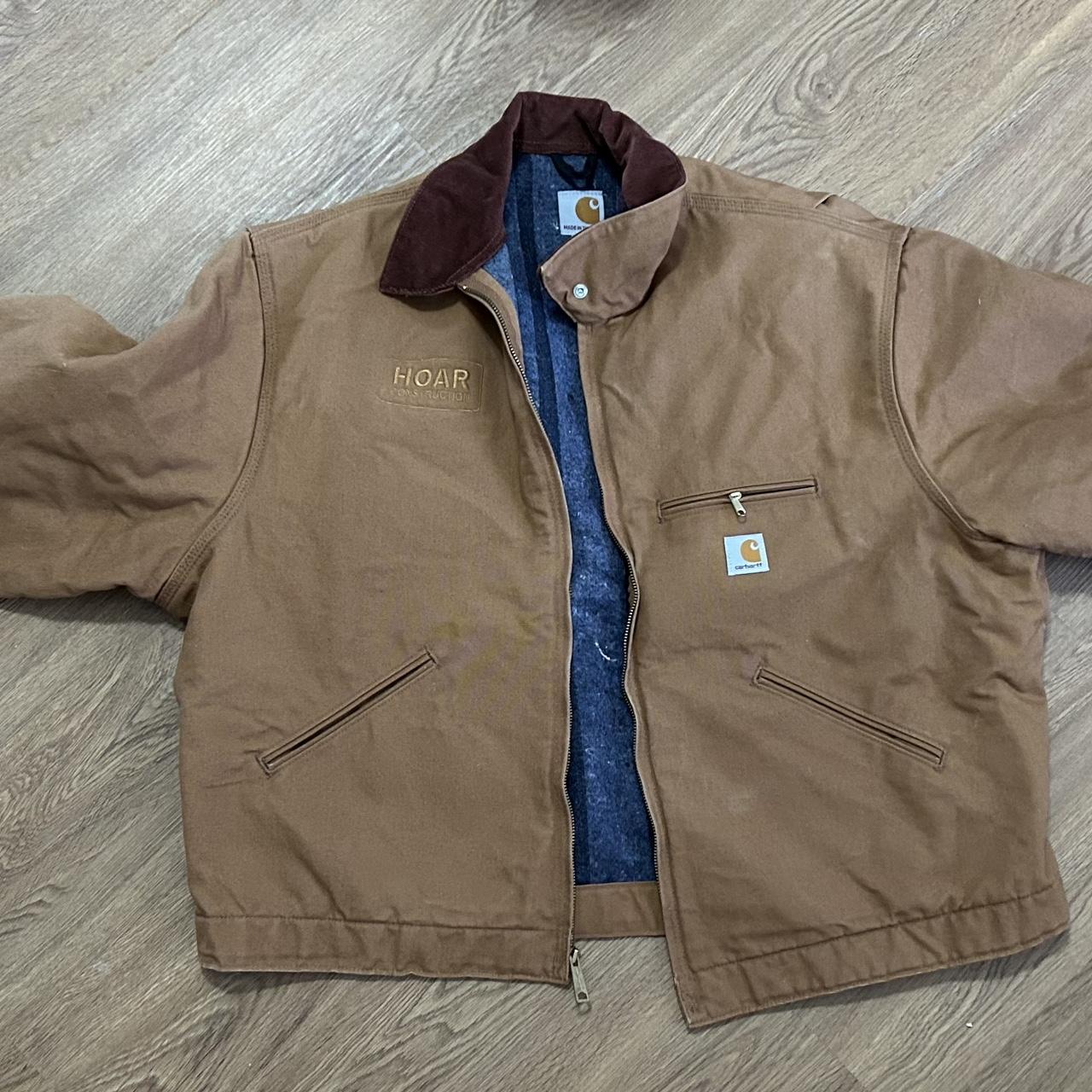 Carhartt Jacket. Made in USA Helmets to Hardhats... Depop