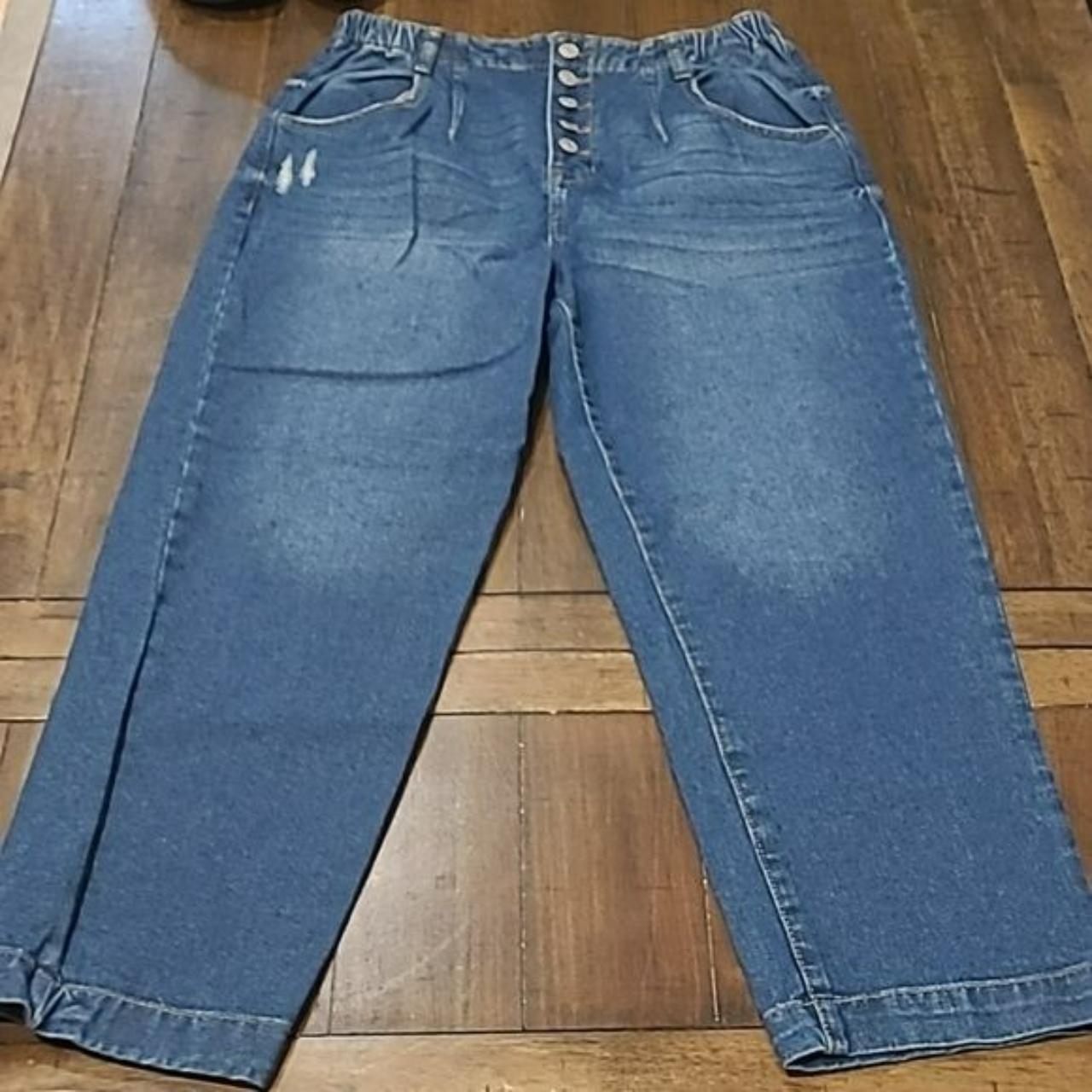 Kensie Jeans Vintage Luxe the High Rise Barrel... - Depop