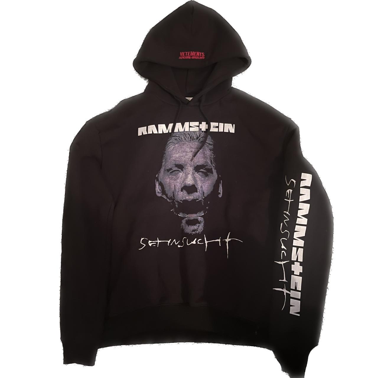 Rammstein deals vetements hoodie