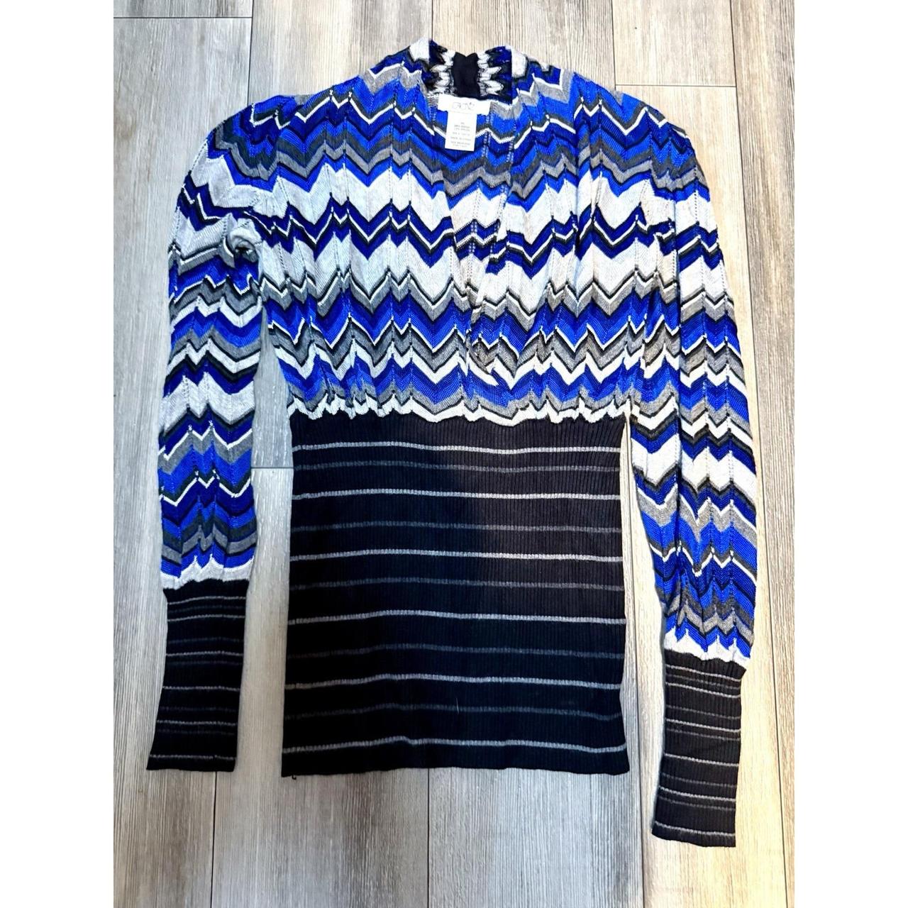 Cache Women's Blouse - Blue - XS – Cache Y2K Chev… - image 1