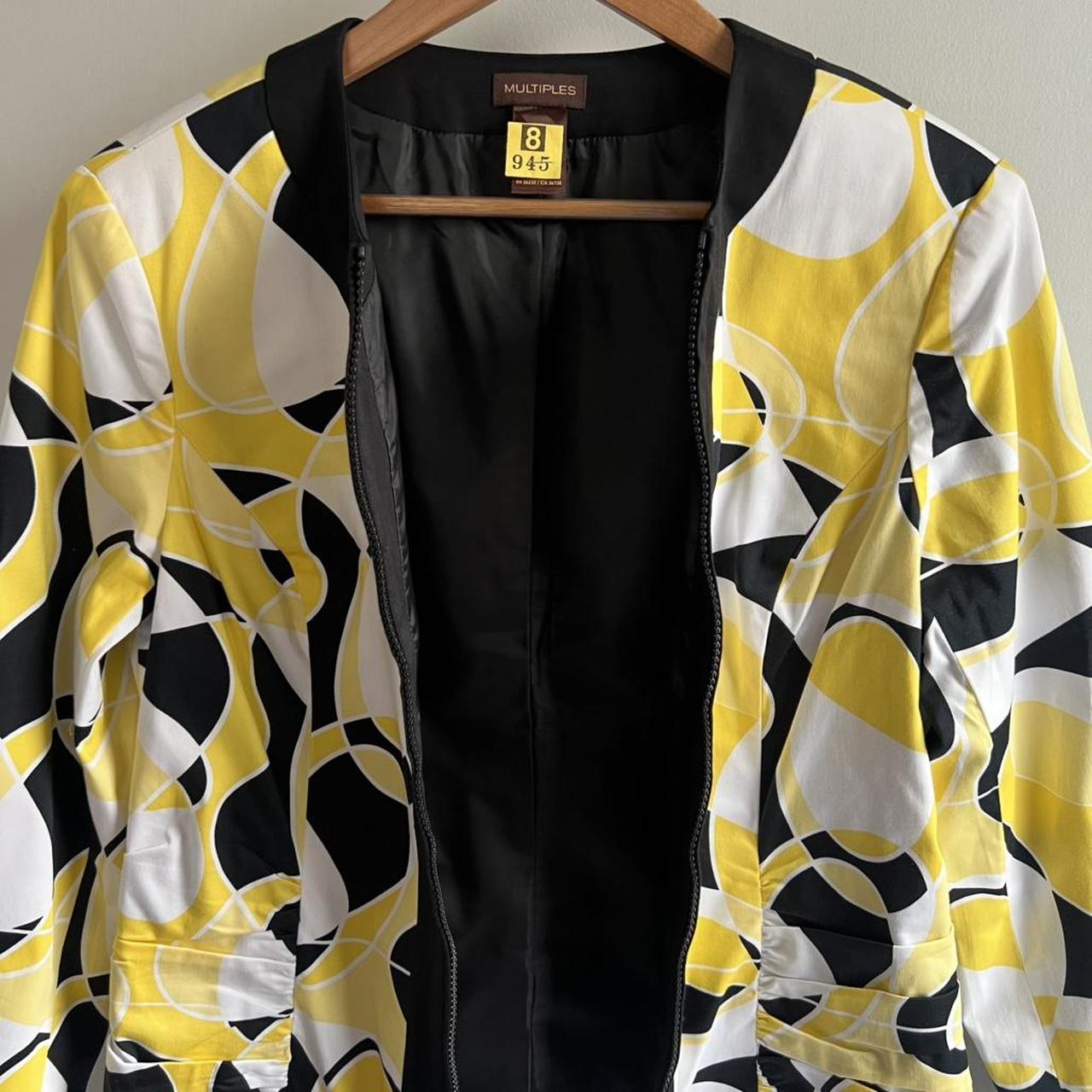Multiples Women's Jacket - Yellow/Multi - M – Mul… - image 5