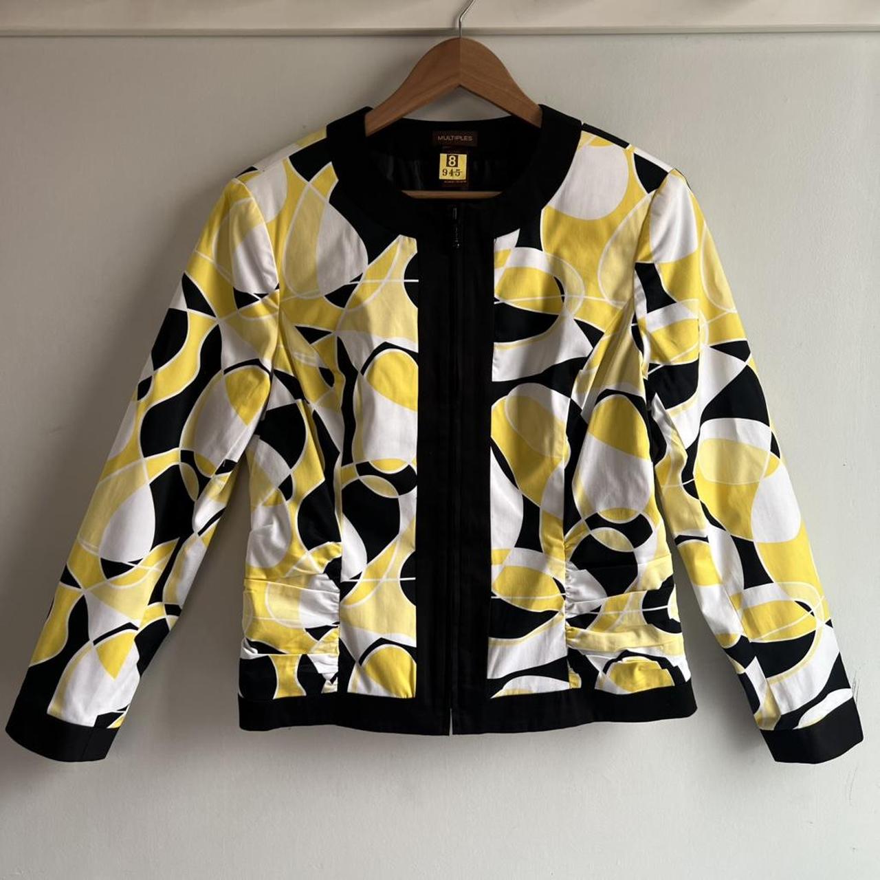 Multiples Women's Jacket - Yellow/Multi - M – Mul… - image 1