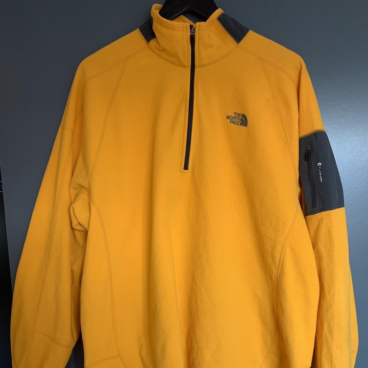 North face hot sale yellow jumper