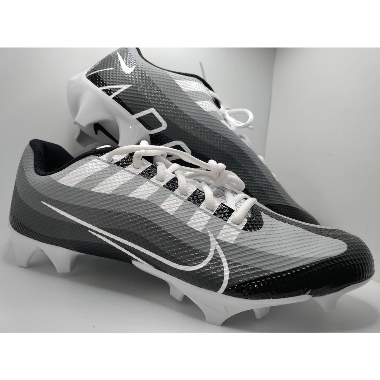 New! Mens NIKE VAPOR EDGE SPEED 360 FOOTBALL CLEATS DQ5110-001  GREY/WHITE/BLACK