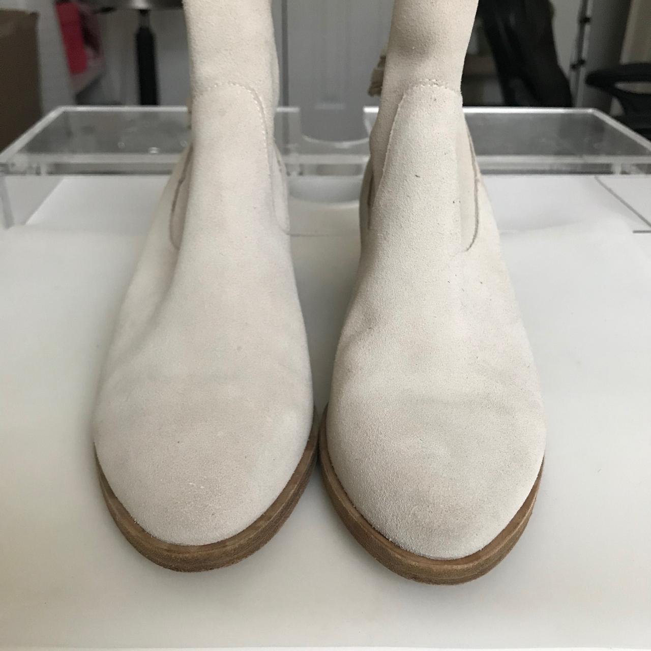 Joie white boots best sale