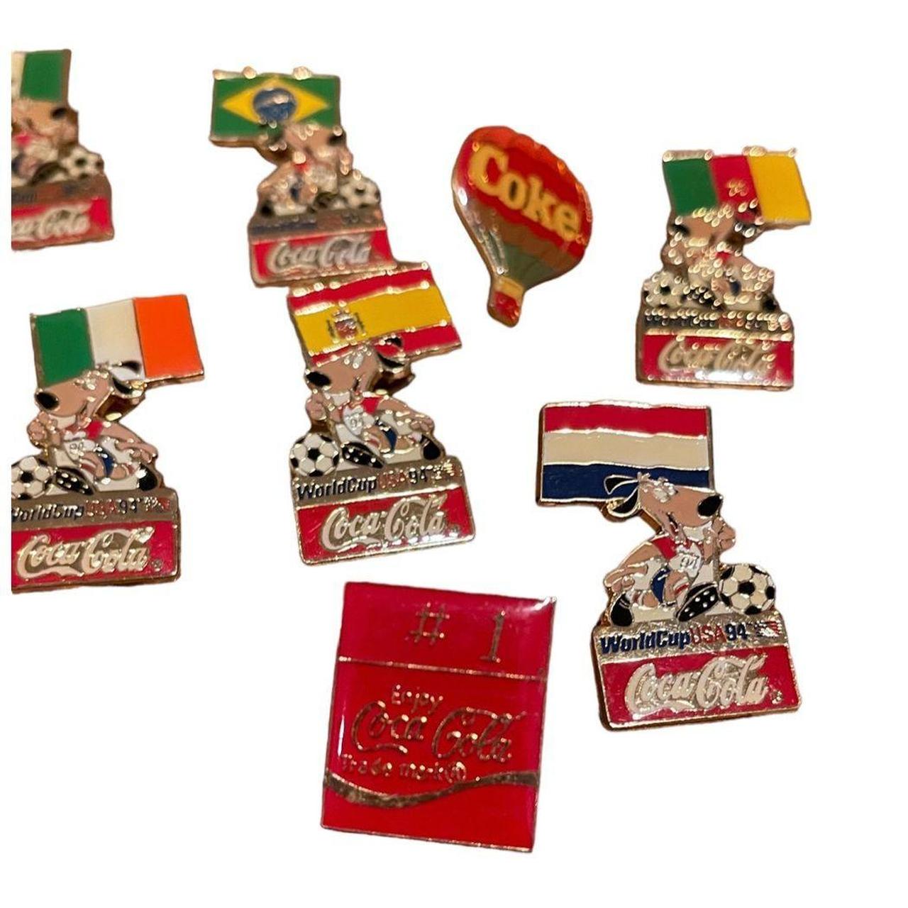 Set of 12 Vintage Coca-Cola lapel pins Many from... - Depop