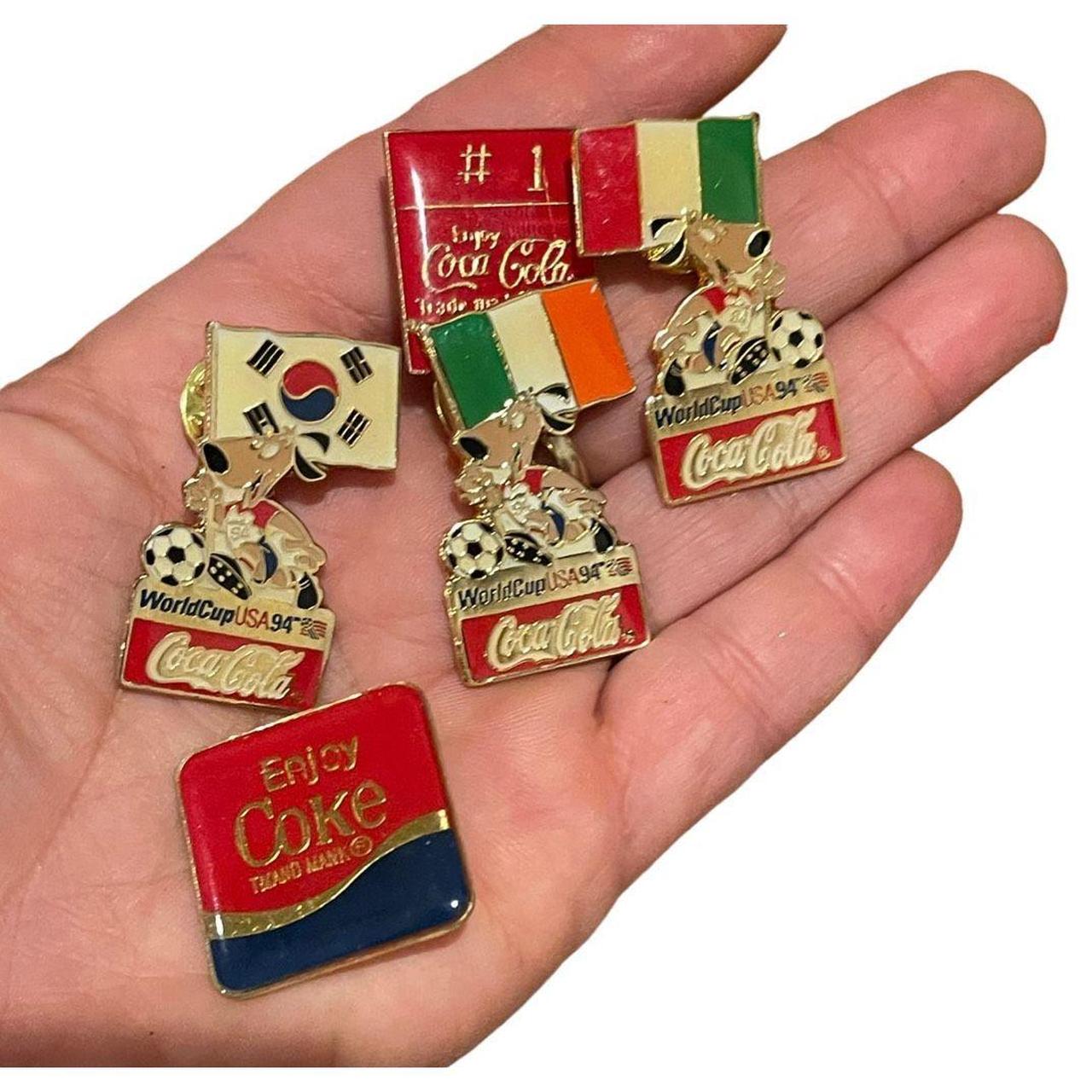 Set of 12 Vintage Coca-Cola lapel pins Many from... - Depop