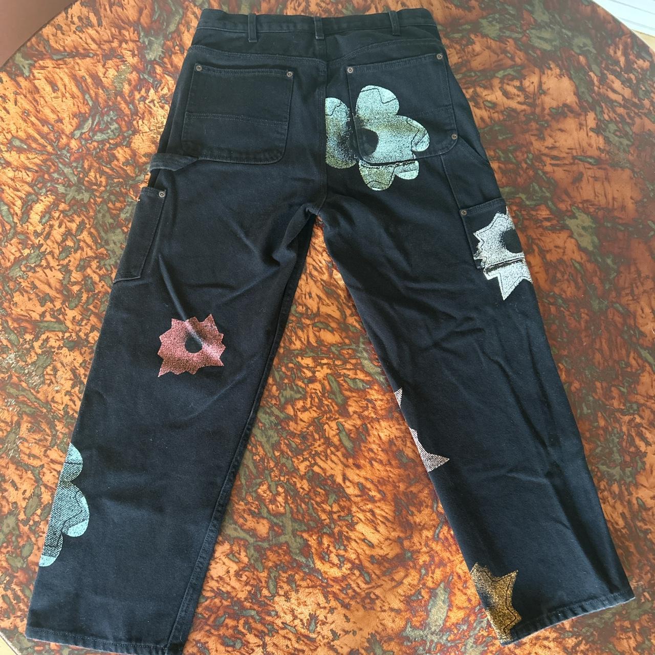 Supreme x Nate Lowman Double Knee Painter | Depop Supreme x Nate Lowman Double Knee Painter | Depop