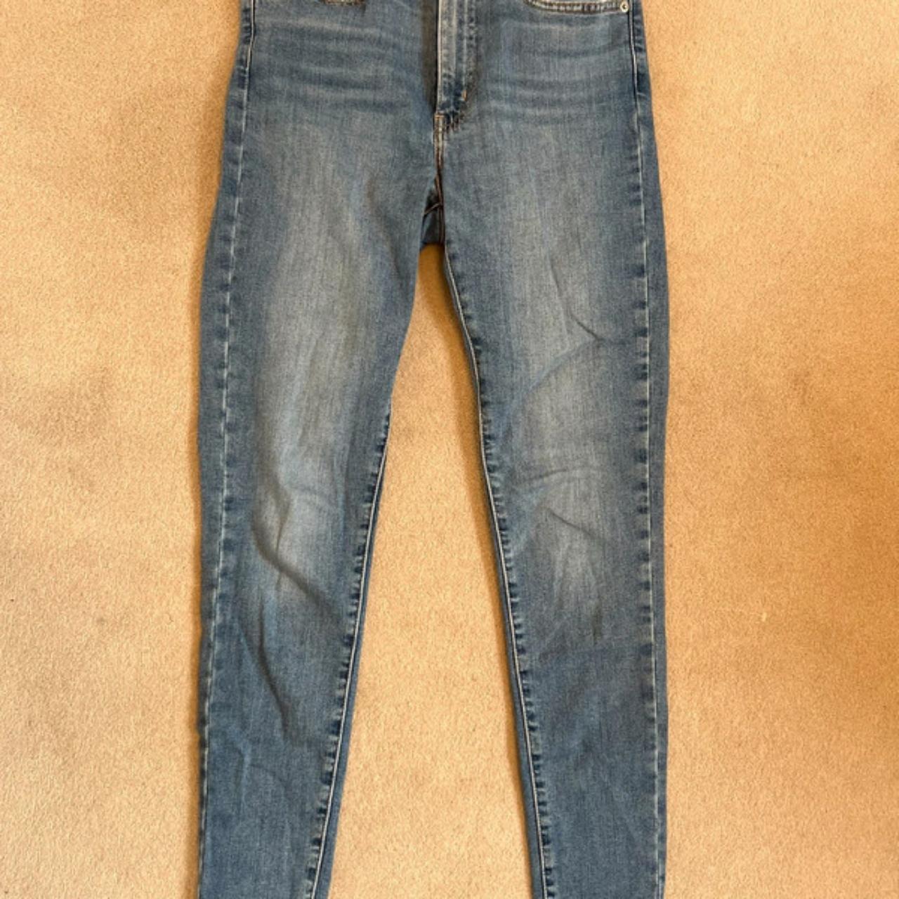 W27 Mile High Super Skinny Levi’s Levi Mile High... - Depop