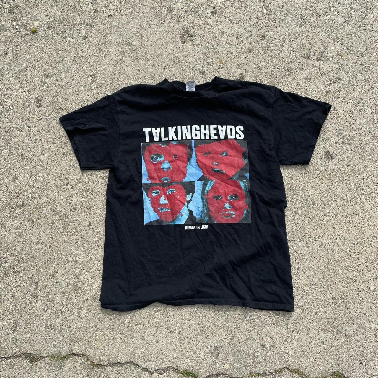 Talking heads remain in light tee Size medium Only... - Depop