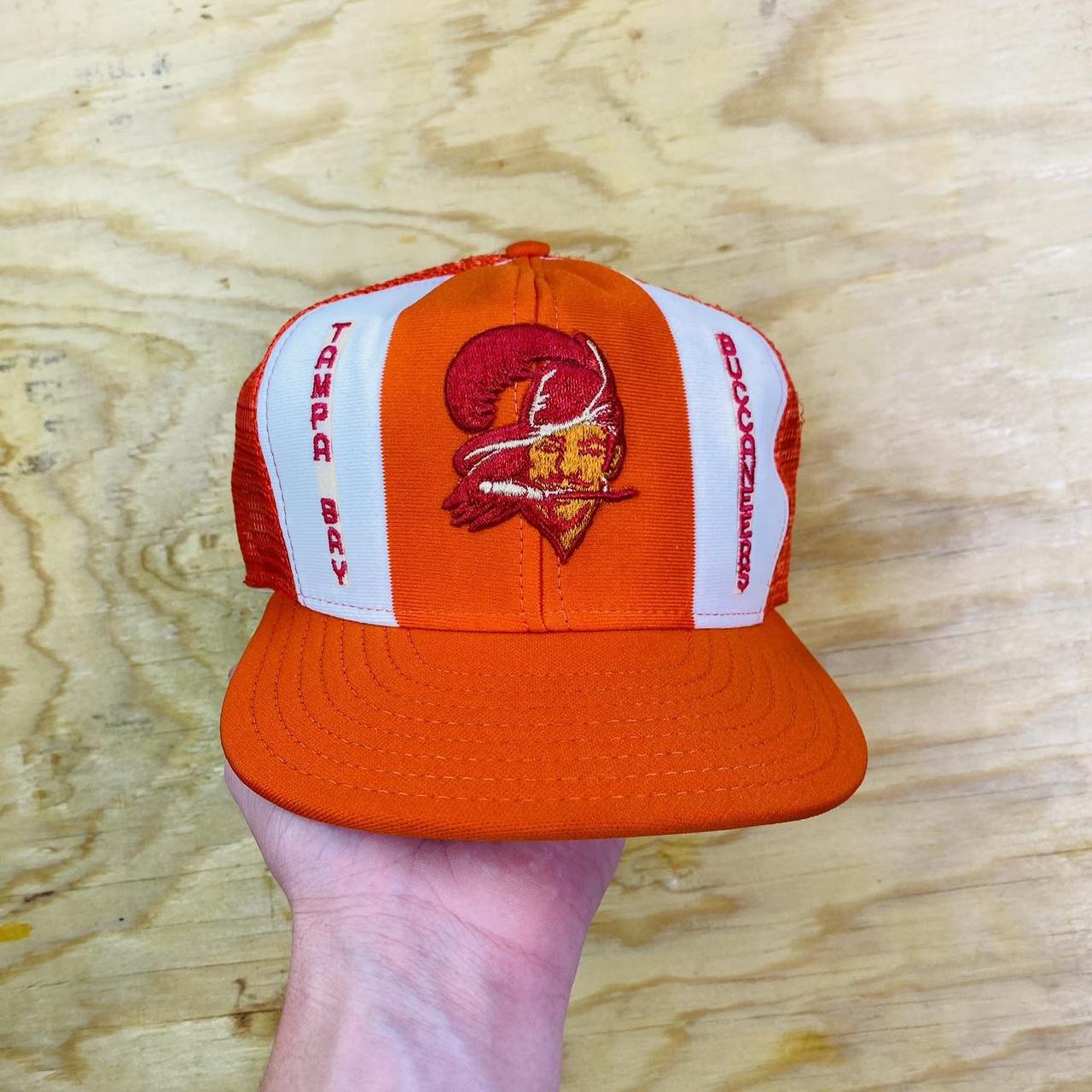 Vintage Tampa Bay Buccaneers SnapBack Cap Hat 80'S TriColor Orange Crush  Bucs 