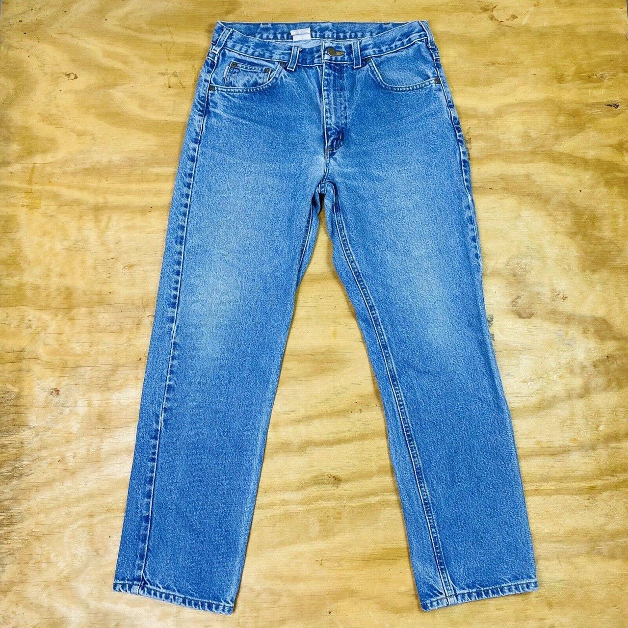 Carhartt Jeans B18 DST Blue Traditional Fit Denim... - Depop