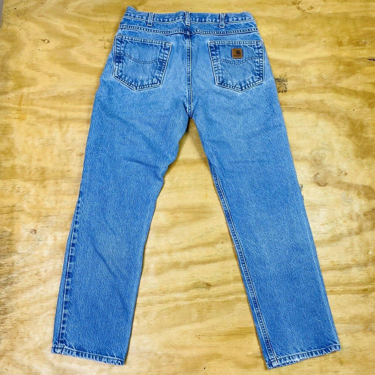 Carhartt Jeans B18 DST Blue Traditional Fit Denim... - Depop