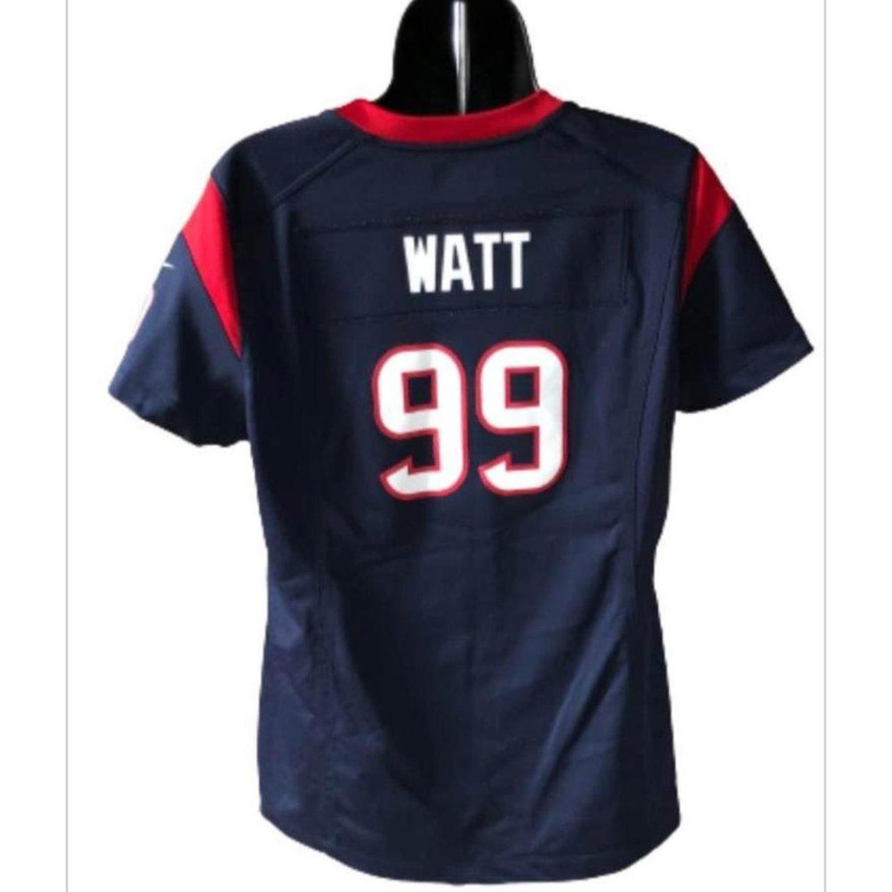 : NFL PRO LINE Women's J.J. Watt Navy Houston