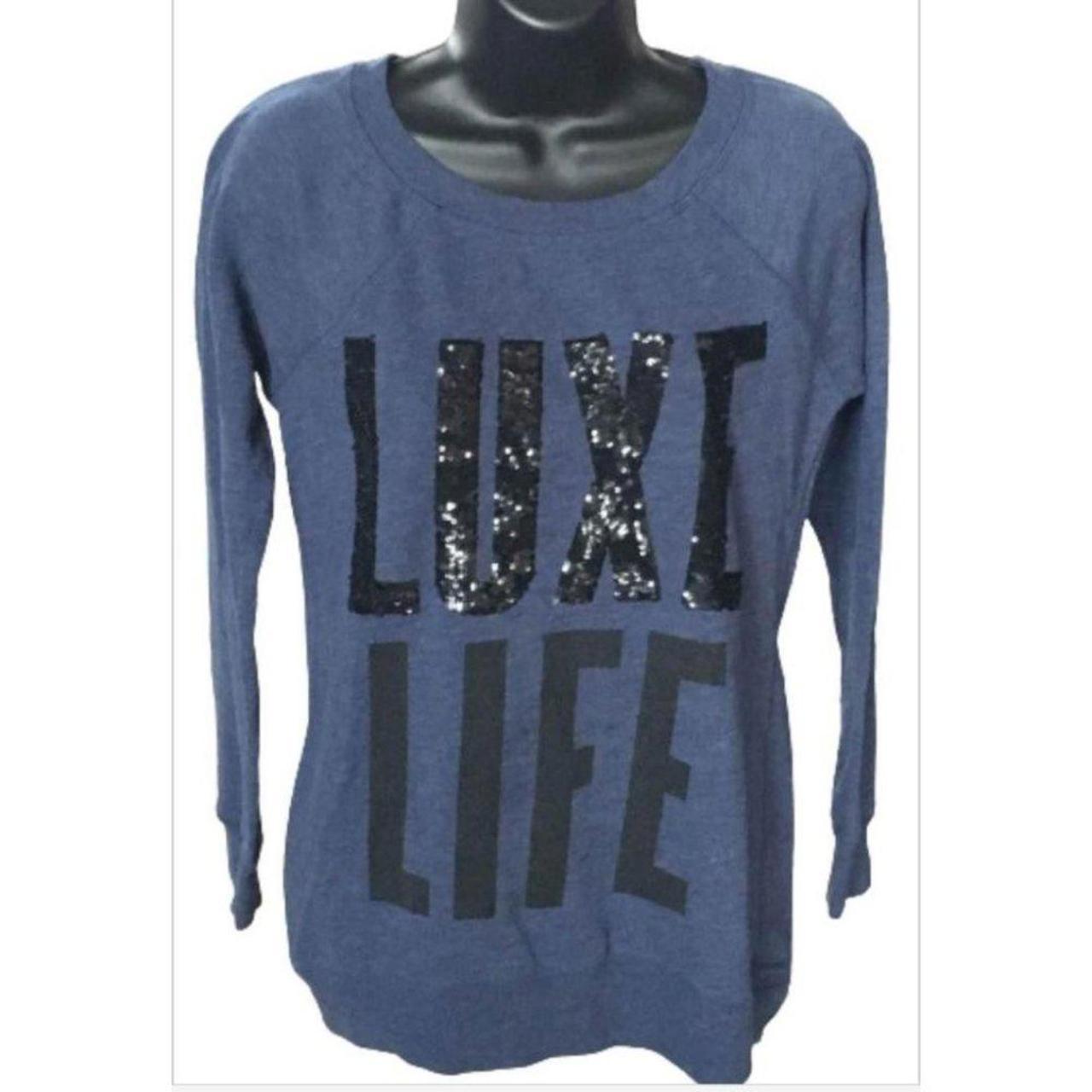 Victoria's Secret Women's Sweatshirt - Navy - Xs