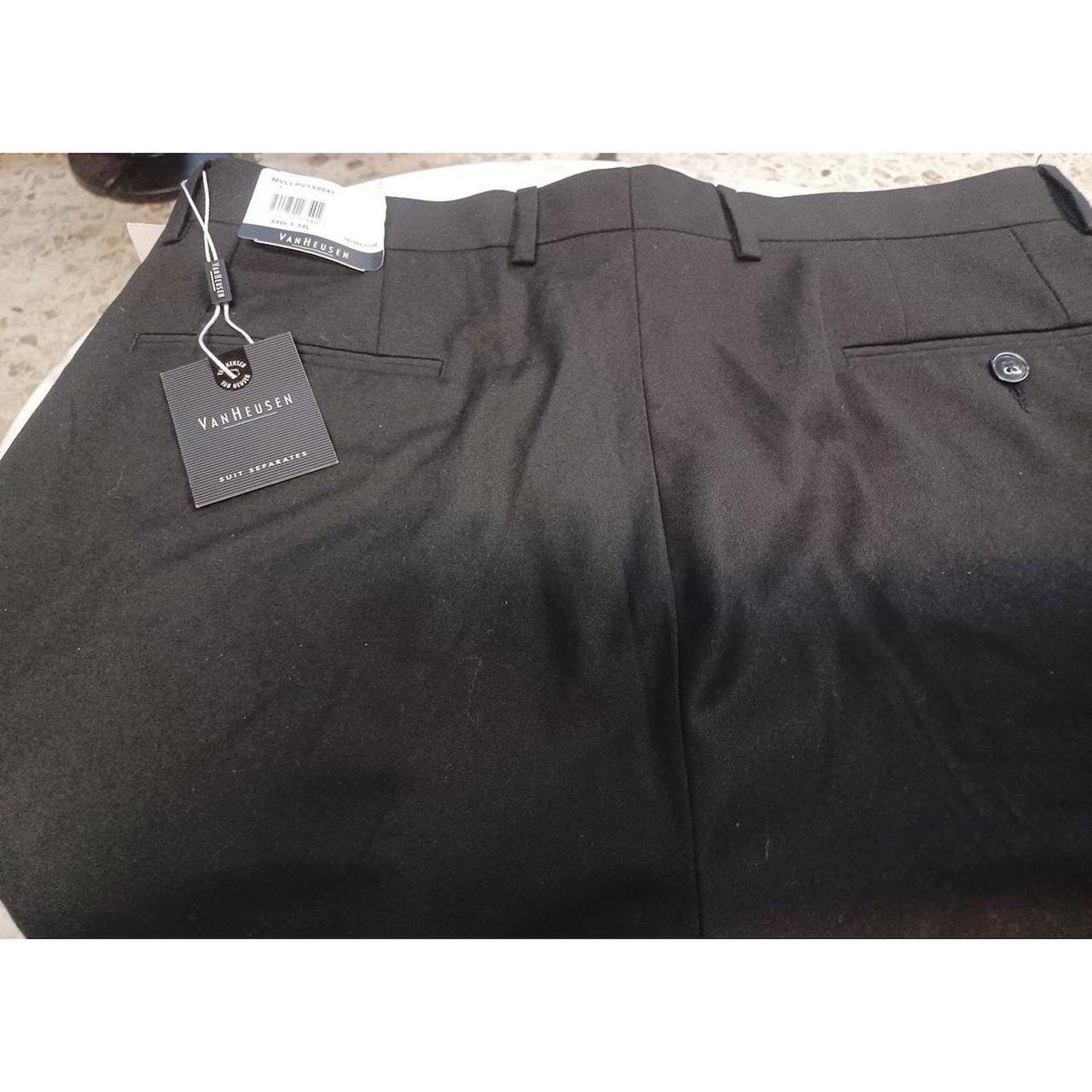size 34 baggy Van Heusen NWT black dress pants - Depop