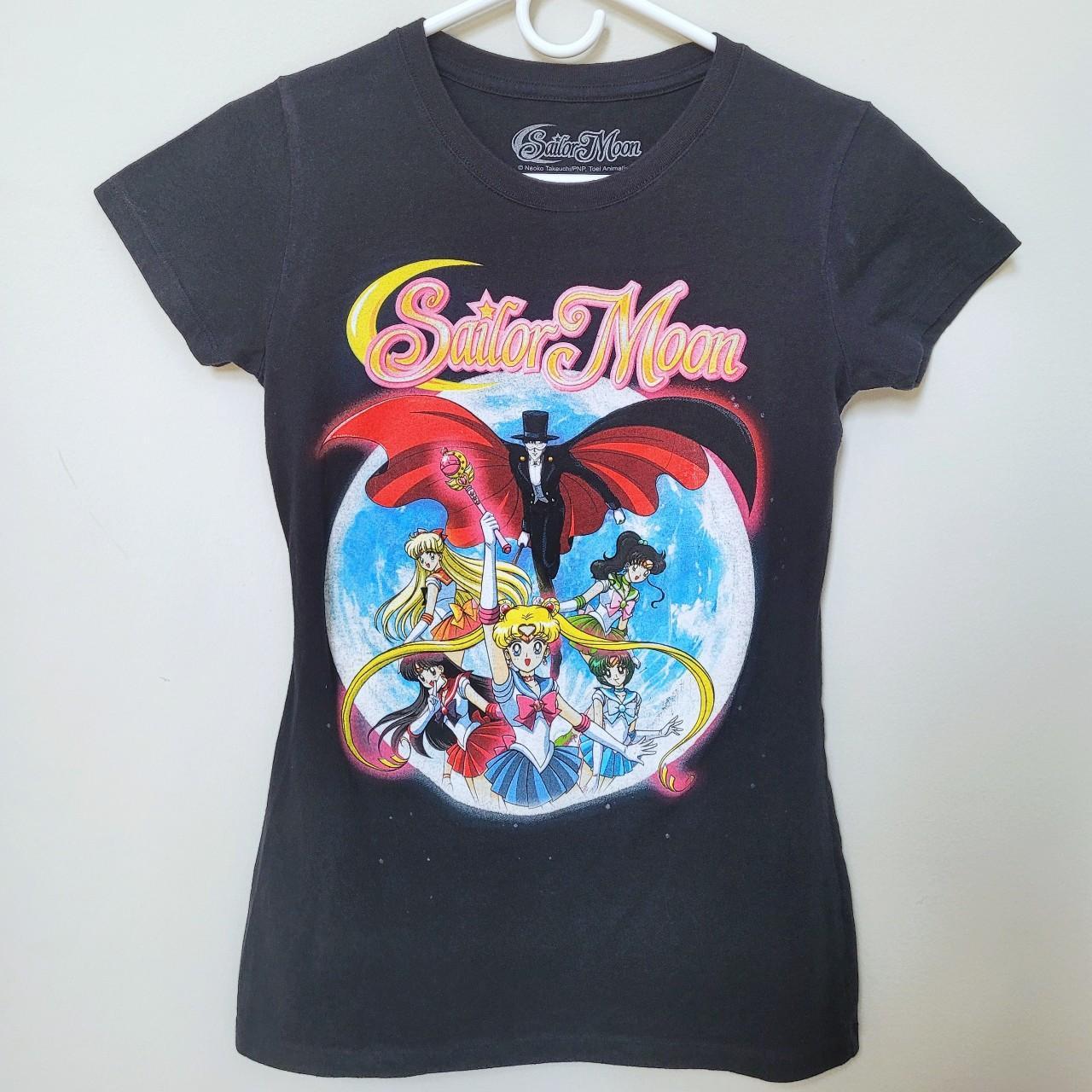 Hot Topic Sailor Moon Black T-Shirt, Pit to