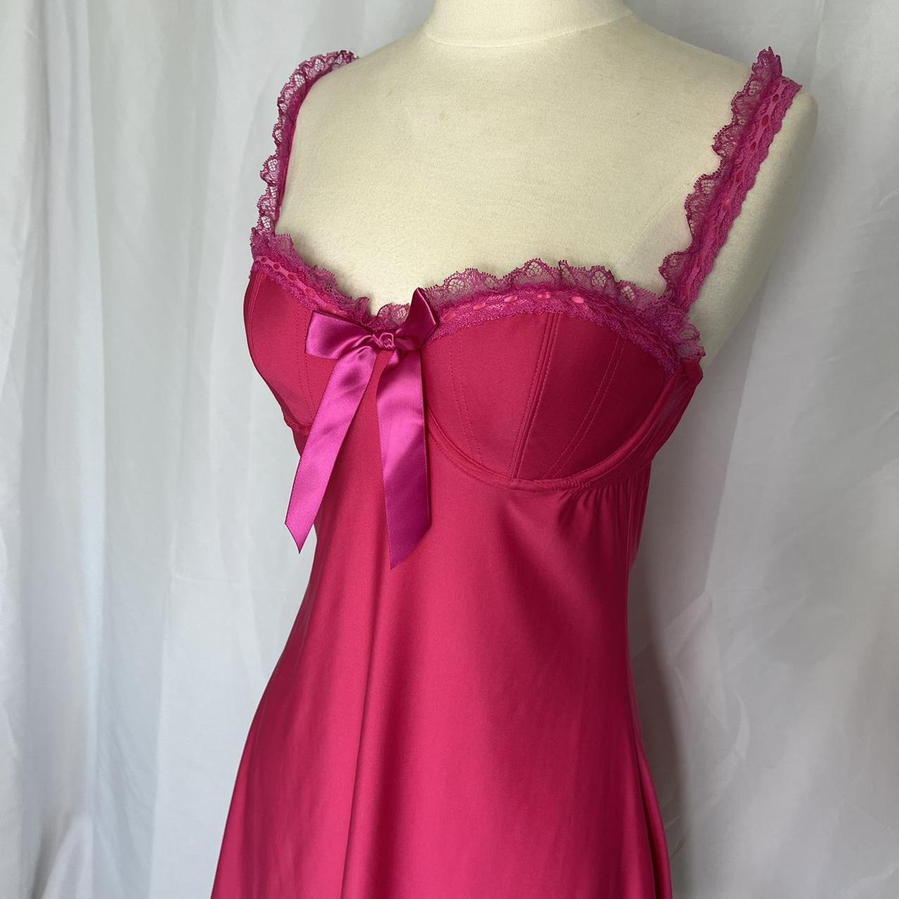 Victoria's Secret Slip Dress The cutest hot pink | Depop Victoria's Secret Slip Dress The cutest hot pink | Depop