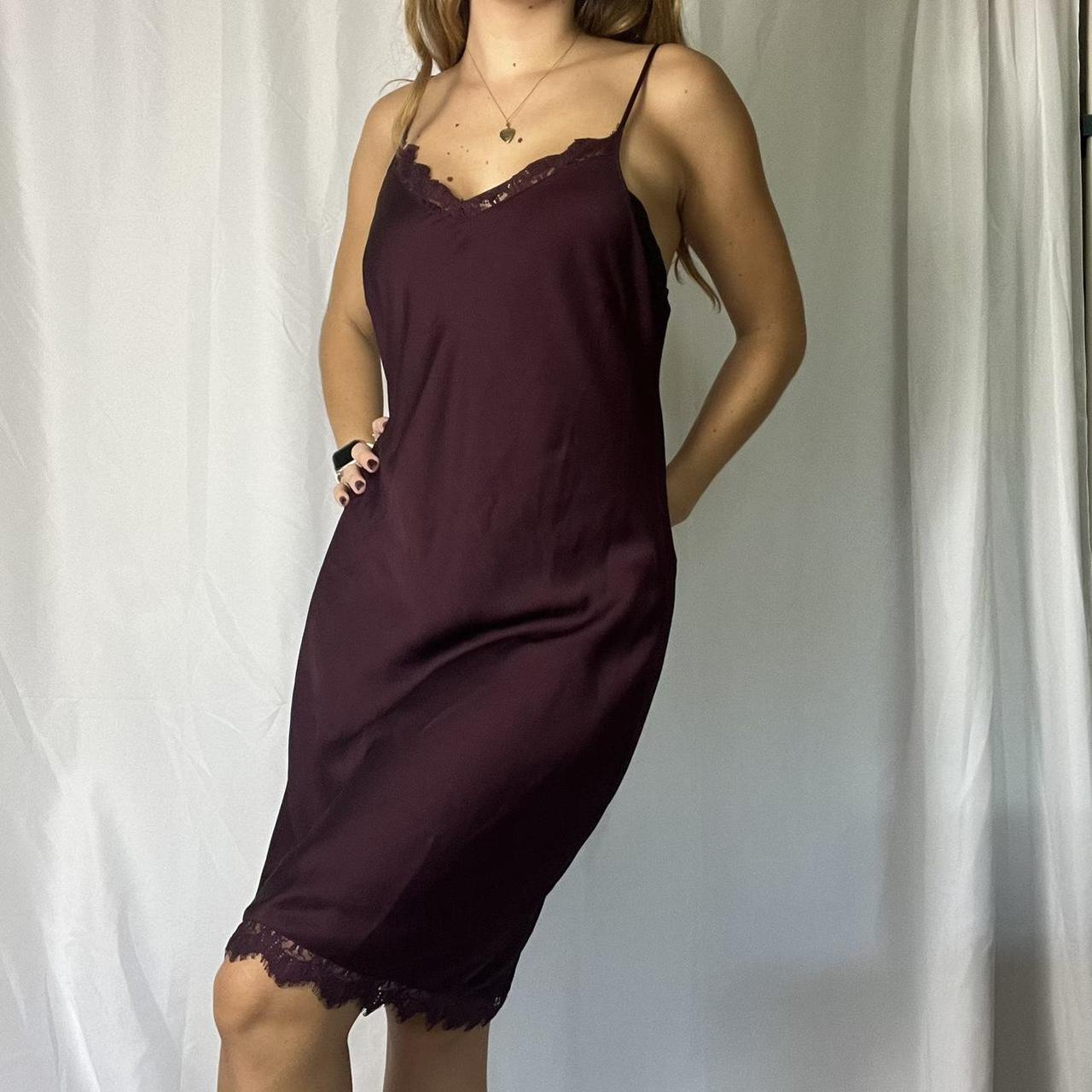 Vince camuto burgundy clearance dress