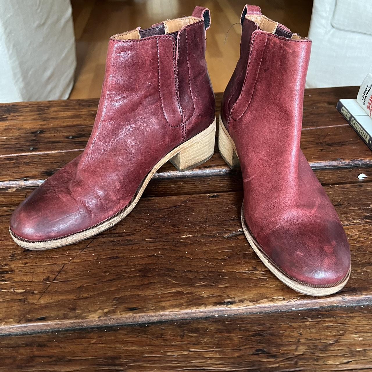 Korks Women's Burgundy and Brown Boots (5)