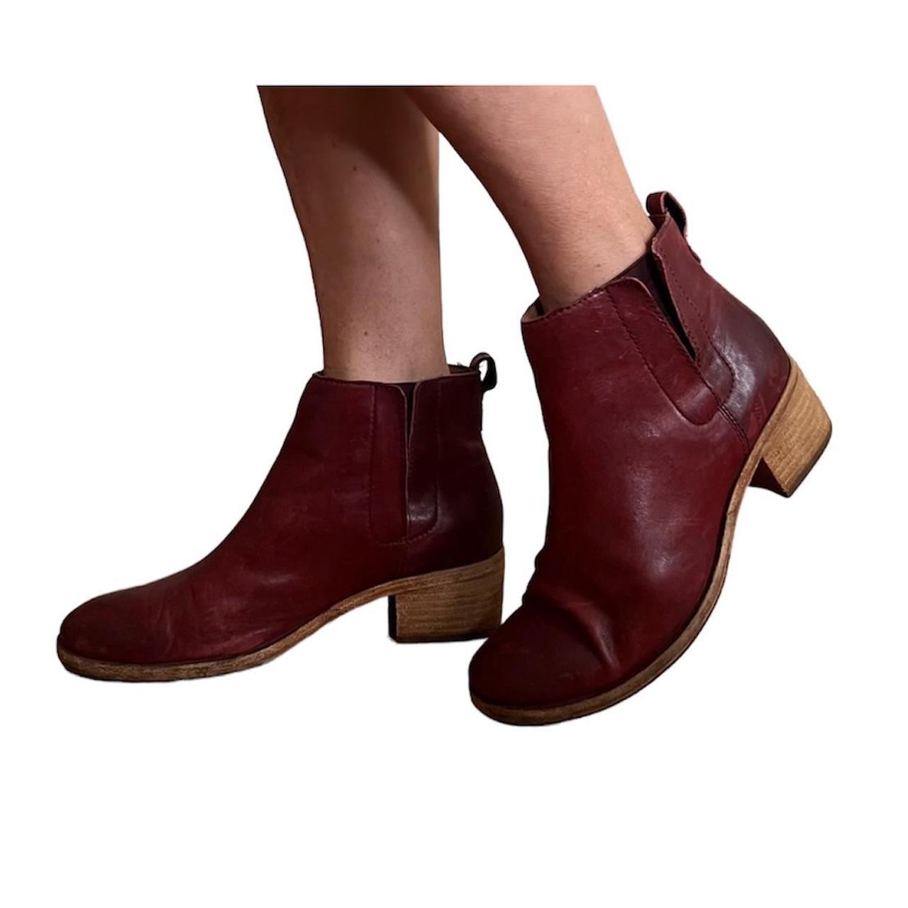 Korks Women's Burgundy and Brown Boots