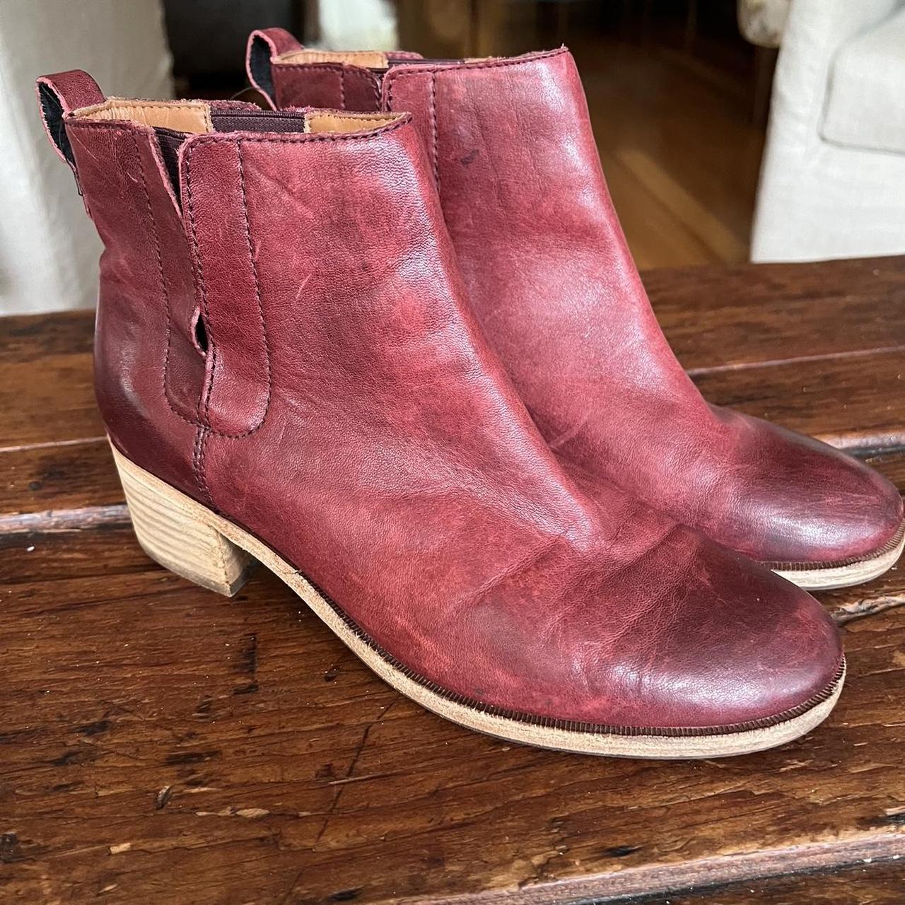 Korks Women's Burgundy and Brown Boots (8)