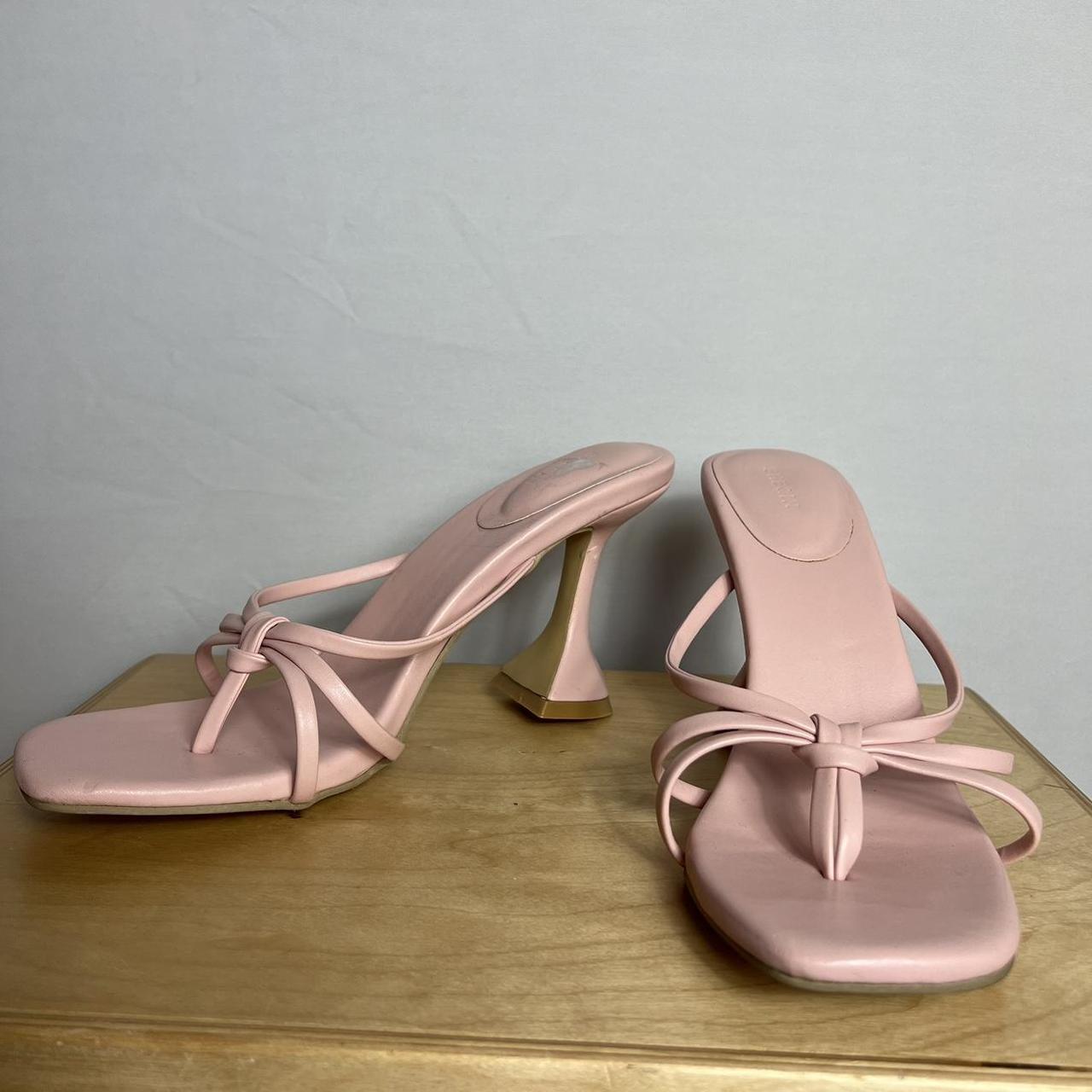pink colour sandals