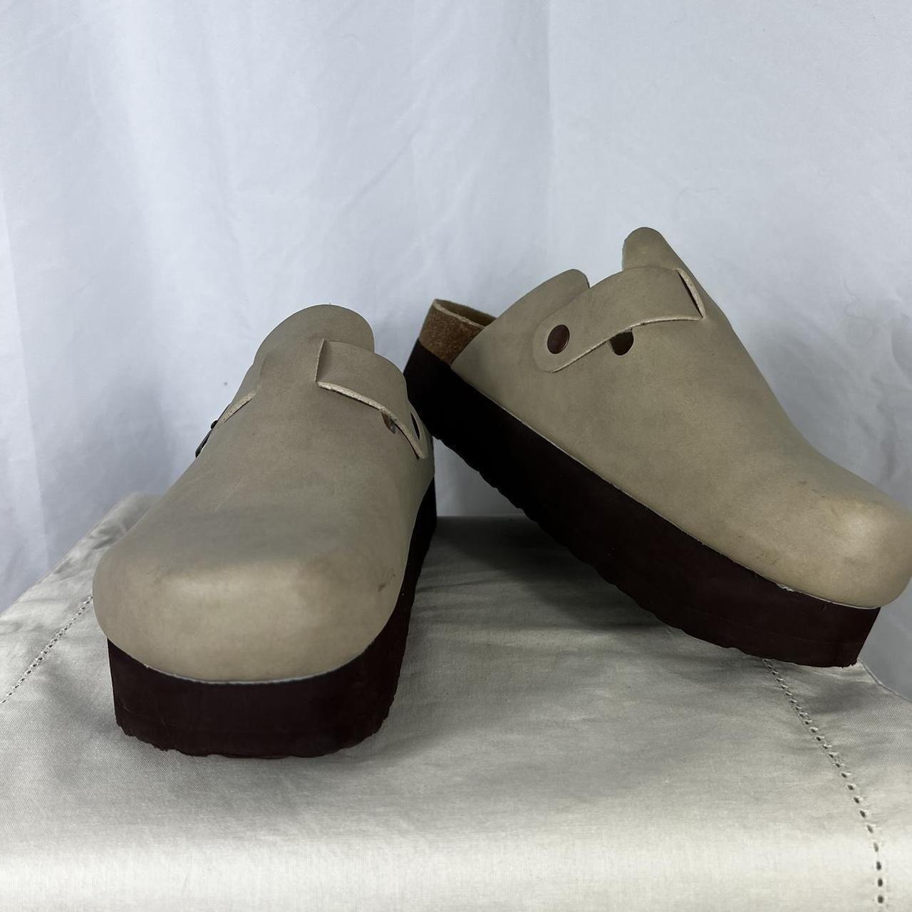 Women's Clogs - Tan/Cream - US 9.5 – Platform Clo… - image 7